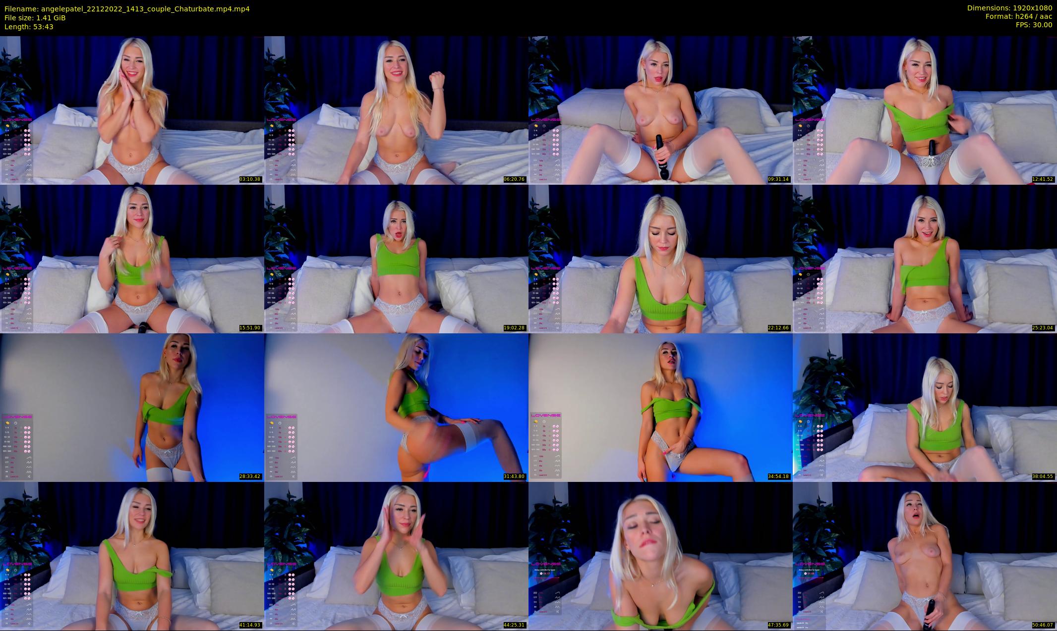 angelepatel — 54 minute Chaturbate female cam show recording, 1080p, Dec 22, 2022
