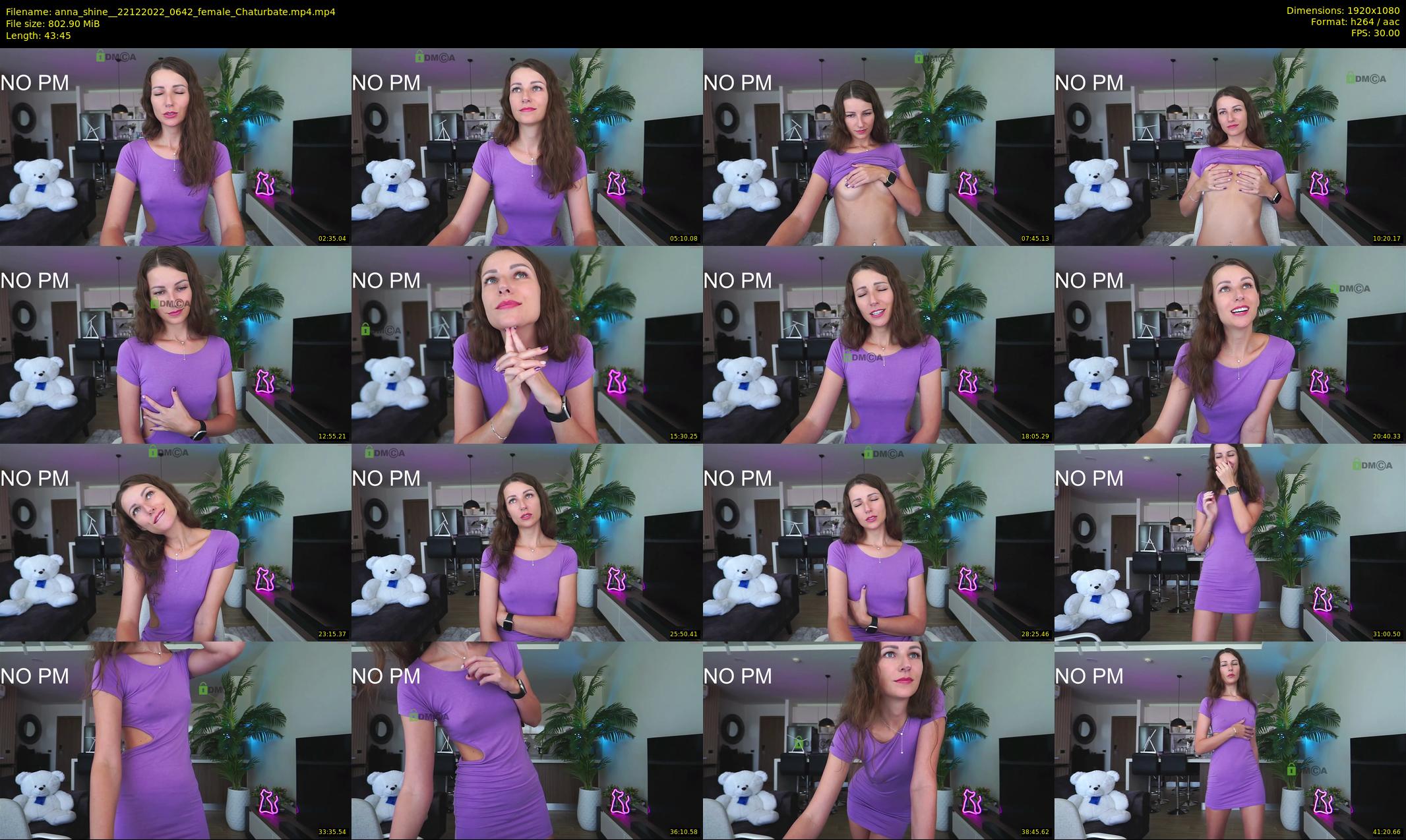anna_shine_ — 44 minute Chaturbate female cam show recording, 1080p, Dec 22, 2022