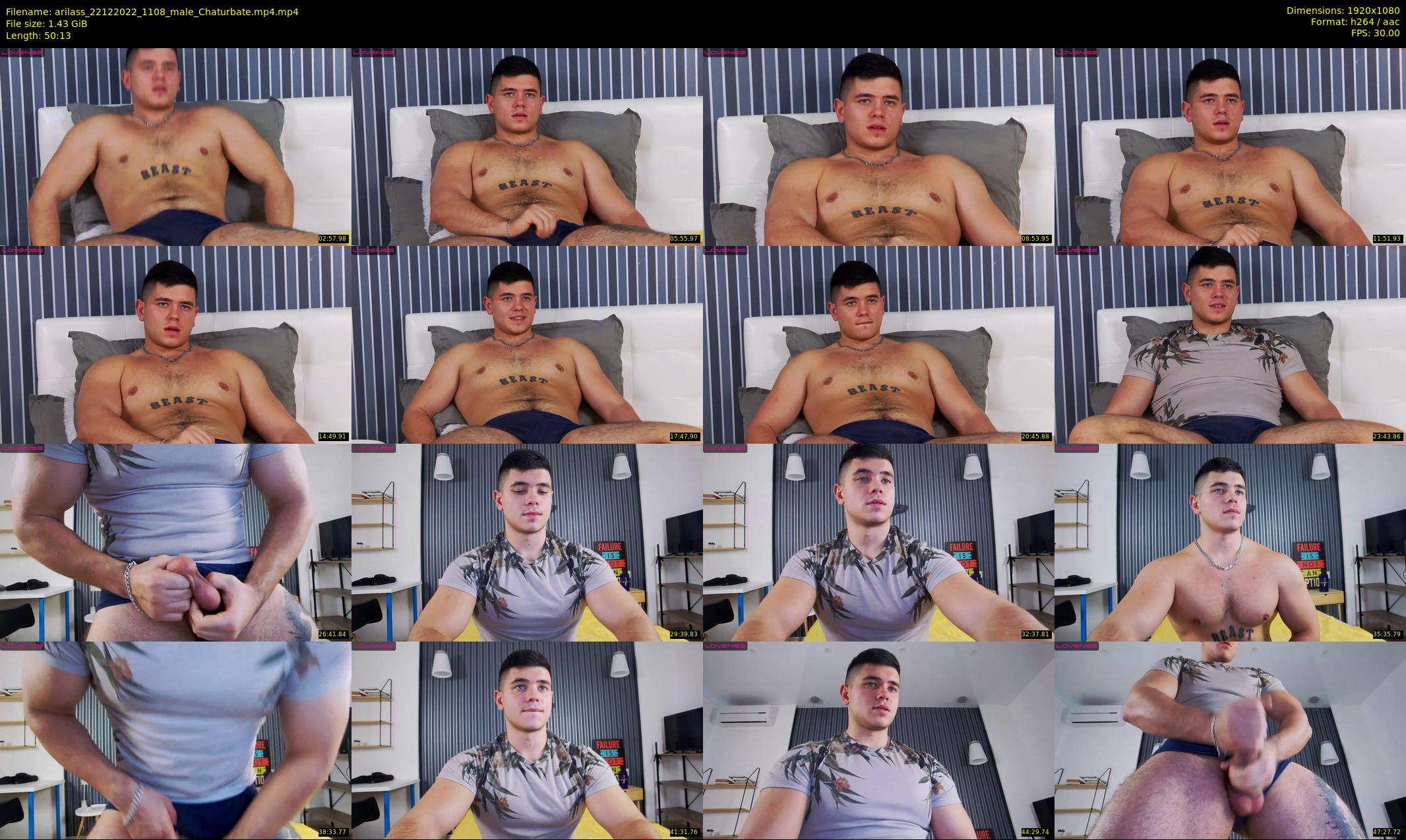 arilass — 51 minute Chaturbate male cam show recording, 1080p, Dec 22, 2022