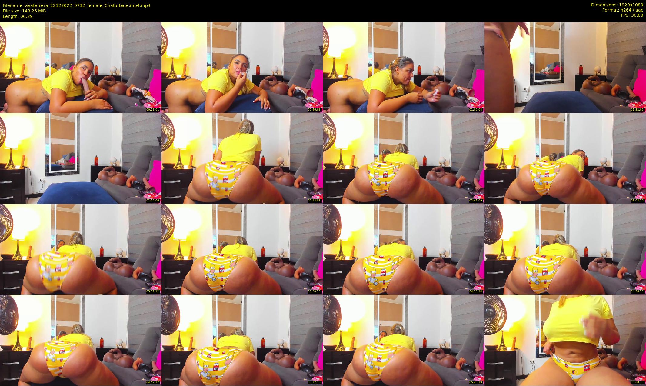 avaferrera — 7 minute Chaturbate female cam show recording, 1080p, Dec 22, 2022