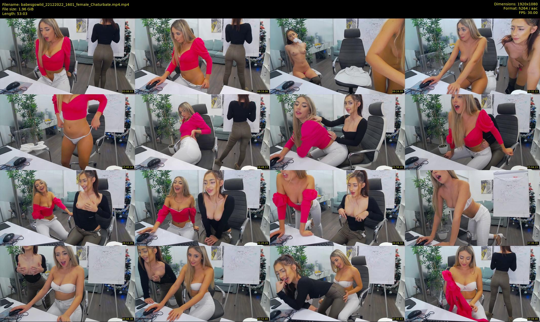 babesgowild — 54 minute Chaturbate couple cam show recording, 1080p, Dec 22, 2022