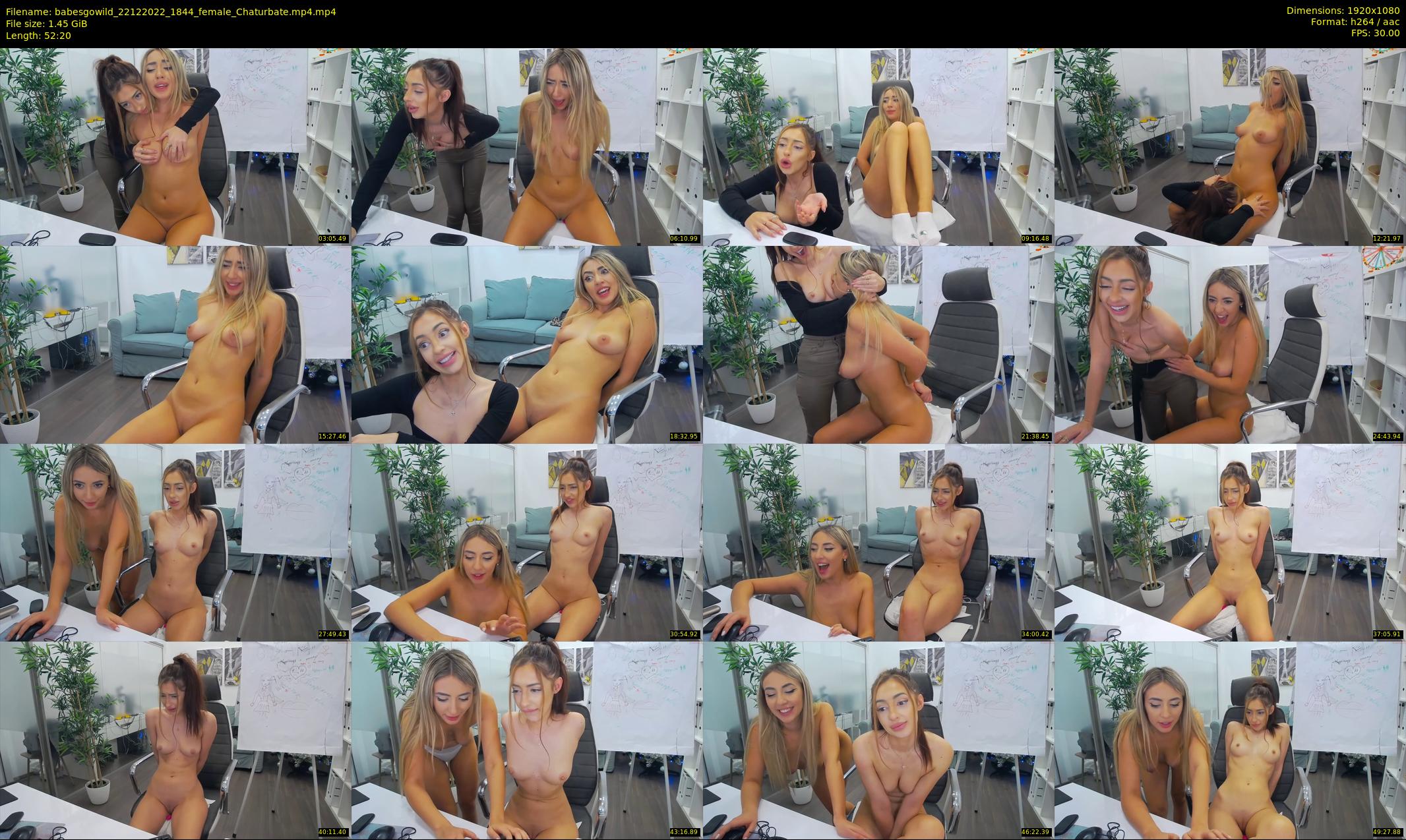 babesgowild — 53 minute Chaturbate couple cam show recording, 1080p, Dec 22, 2022