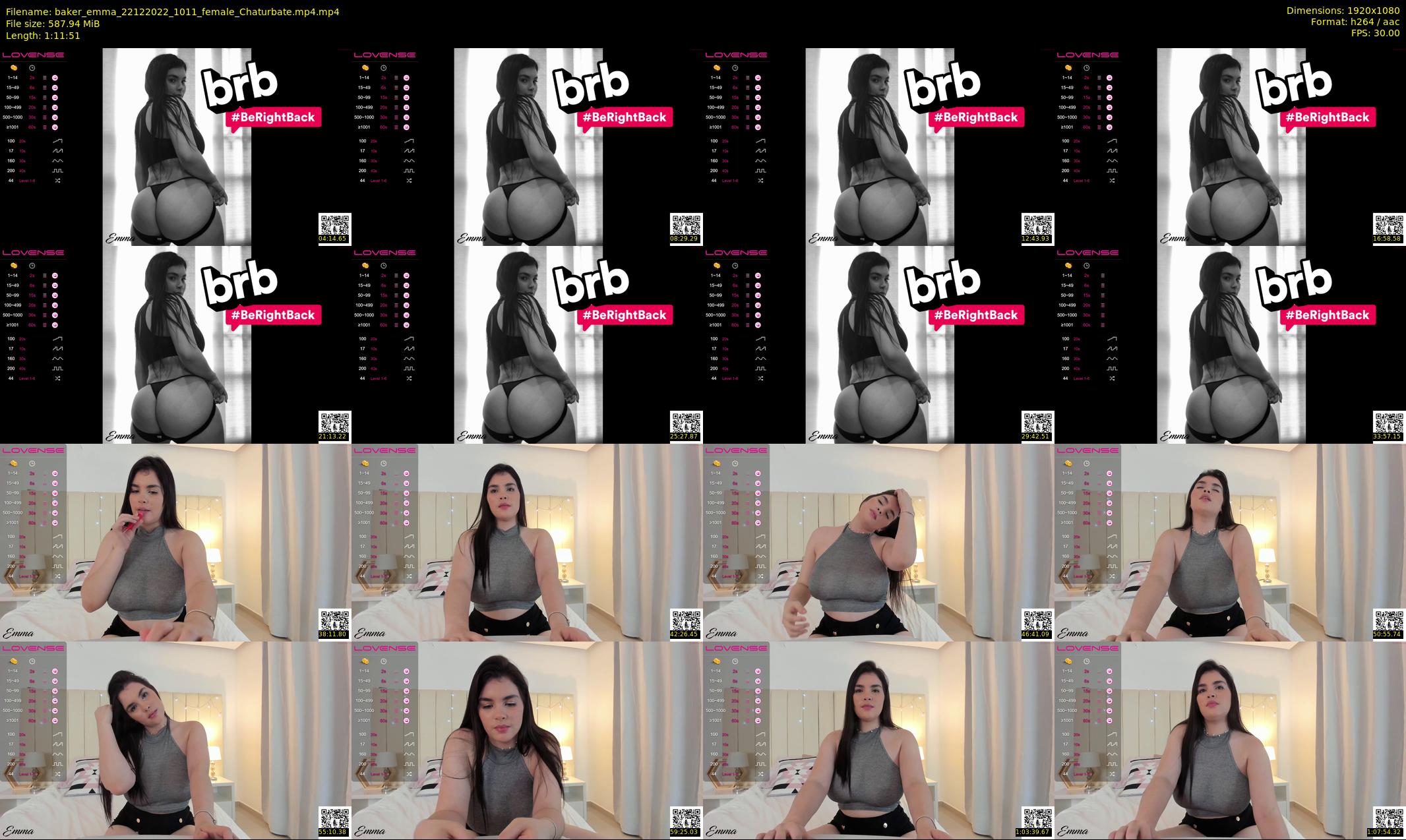 baker_emma — 72 minute Chaturbate female cam show recording, 1080p, Dec 22, 2022