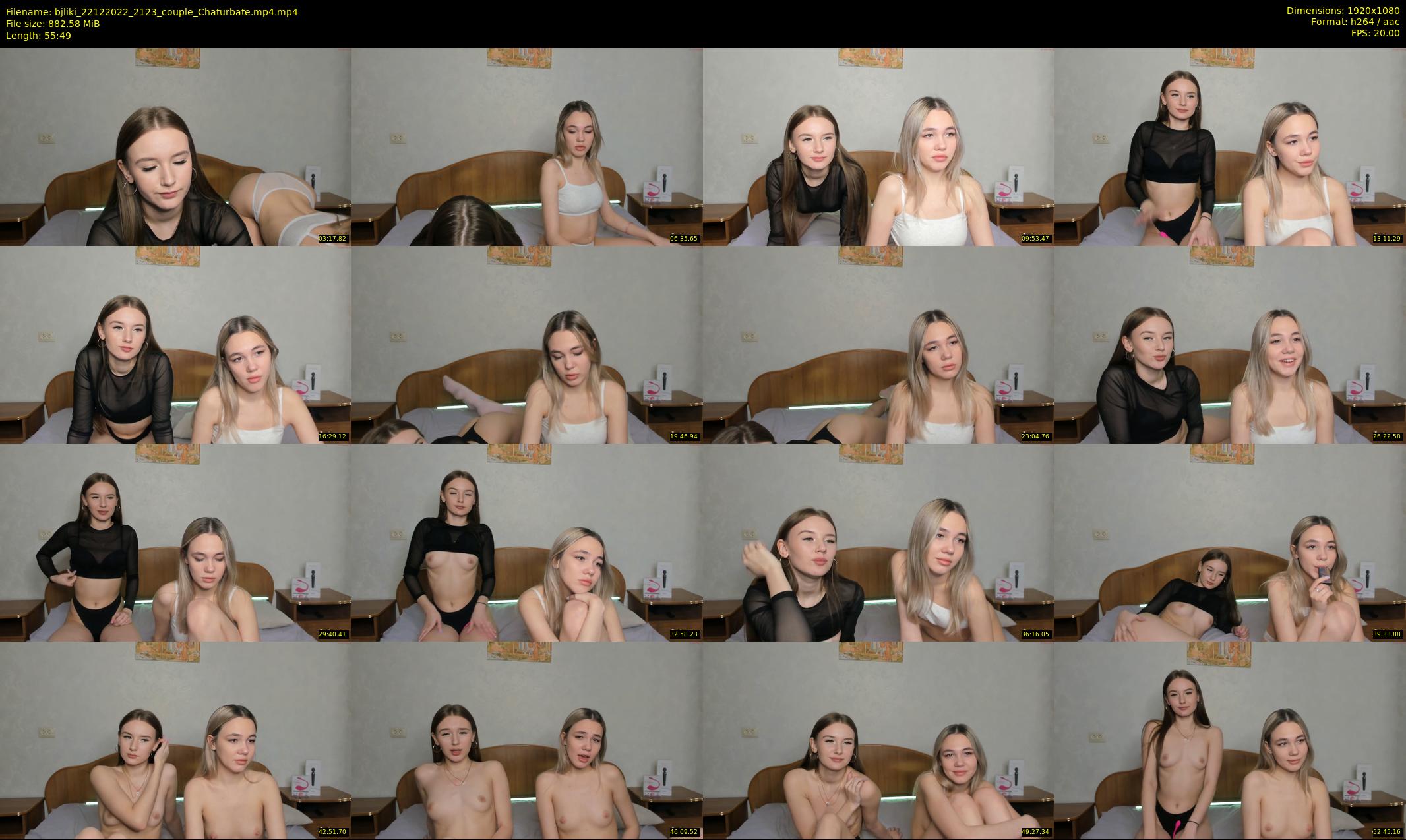 bjliki — 56 minute Chaturbate couple cam show recording, 1080p, Dec 22, 2022