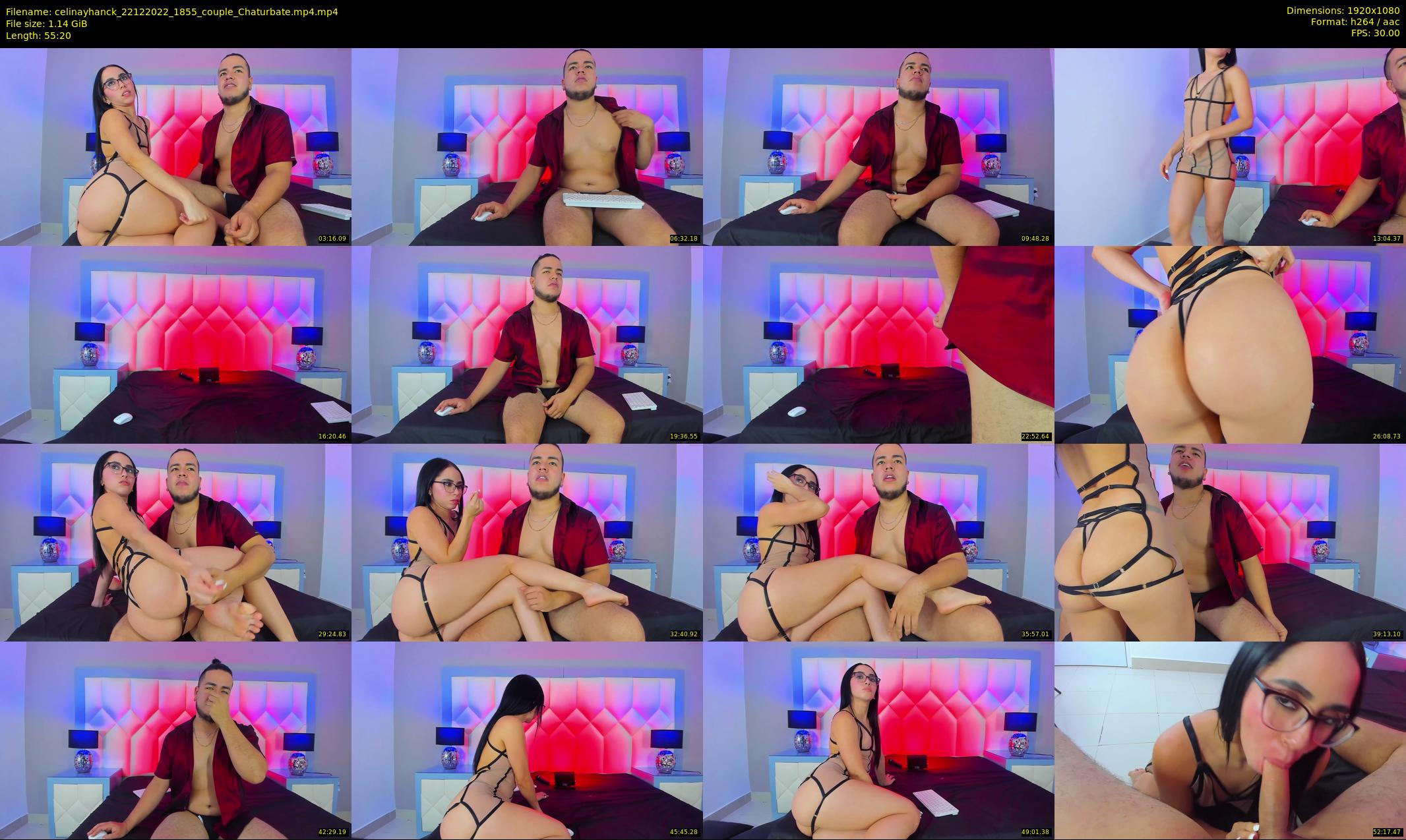 celinayhanck — 56 minute Chaturbate couple cam show recording, 1080p, Dec 22, 2022