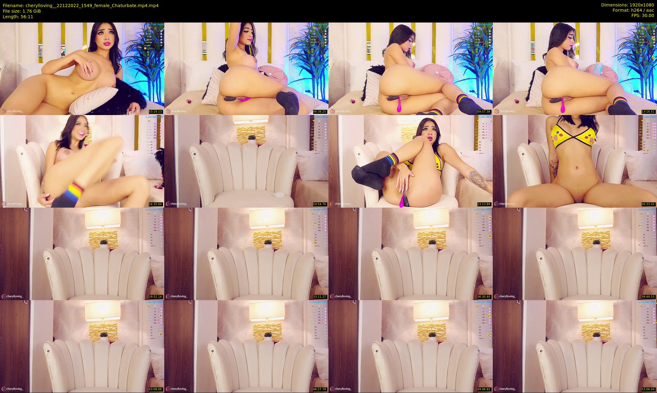 cherylloving_ — 57 minute Chaturbate female cam show recording, 1080p, Dec 22, 2022