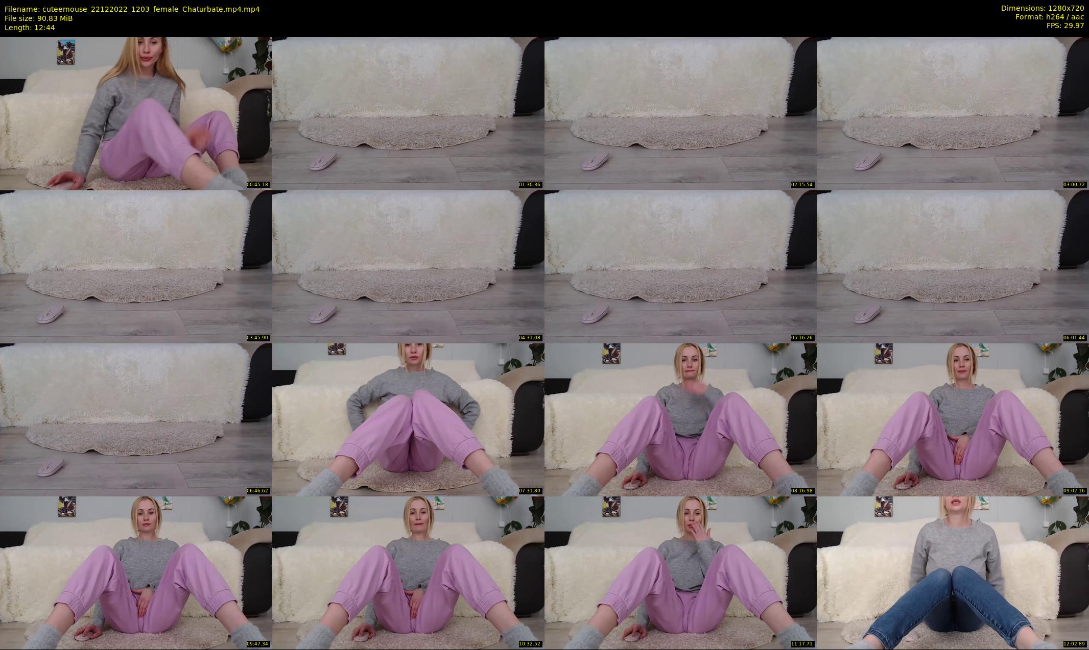 cuteemouse — 13 minute Chaturbate female cam show recording, 720p, Dec 22, 2022