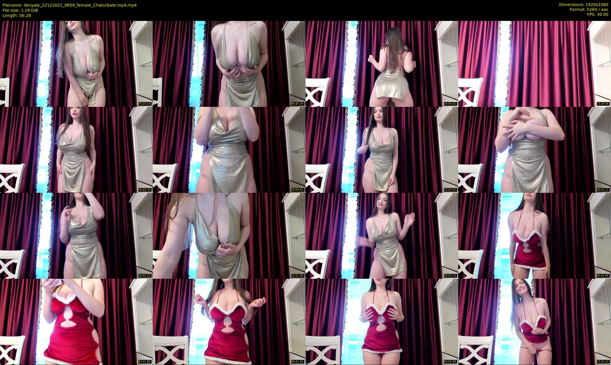 devyale — 57 minute Chaturbate female cam show recording, 1080p, Dec 22, 2022