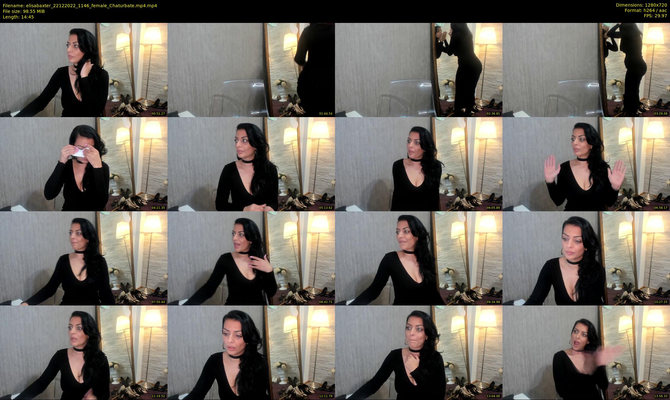 elisabaxter — 15 minute Chaturbate female cam show recording, 720p, Dec 22, 2022