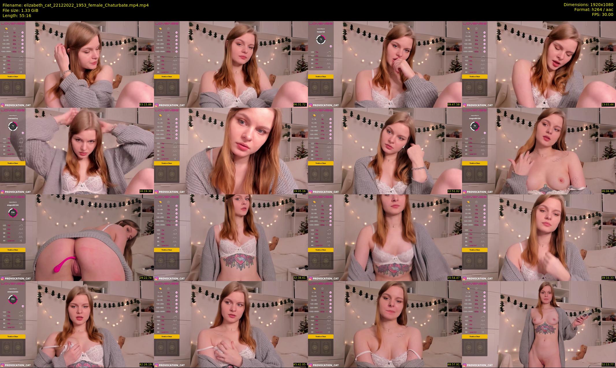 elizabeth_cat — 56 minute Chaturbate female cam show recording, 1080p, Dec 22, 2022