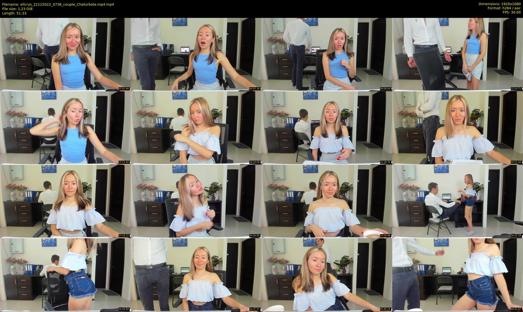 ellcrys — 52 minute Chaturbate couple cam show recording, 1080p, Dec 22, 2022