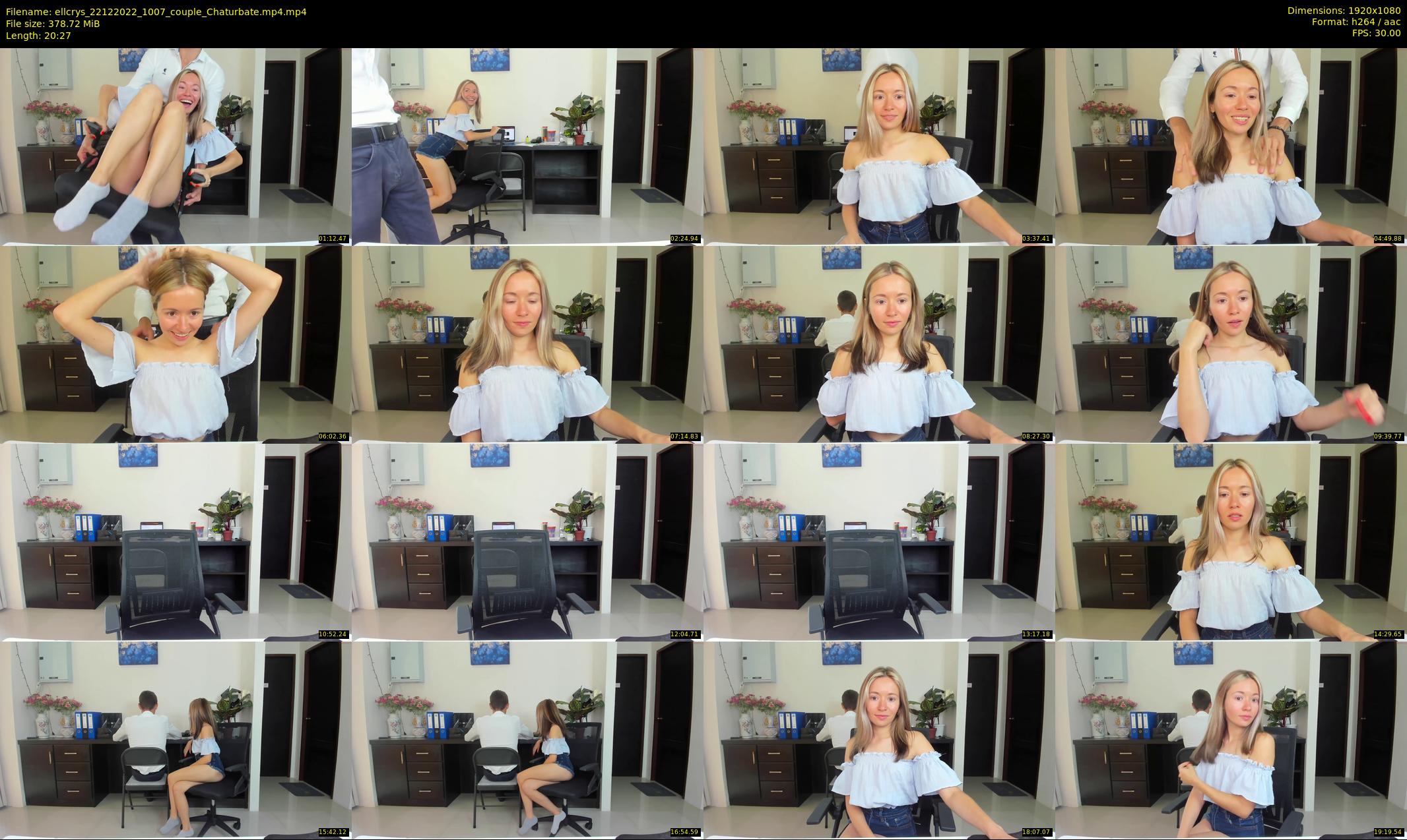 ellcrys — 21 minute Chaturbate couple cam show recording, 1080p, Dec 22, 2022