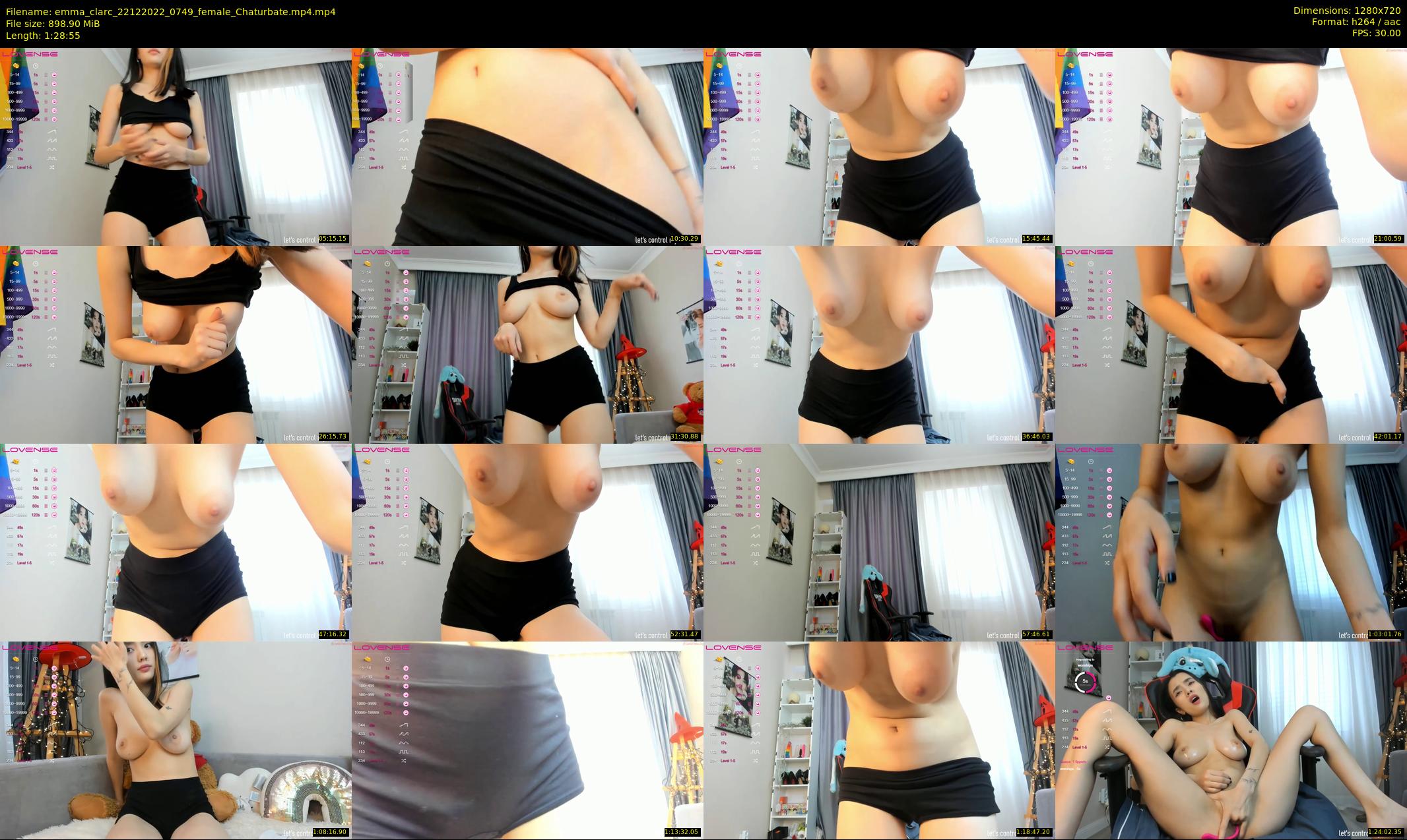 emma_clarc — 89 minute Chaturbate female cam show recording, 720p, Dec 22, 2022