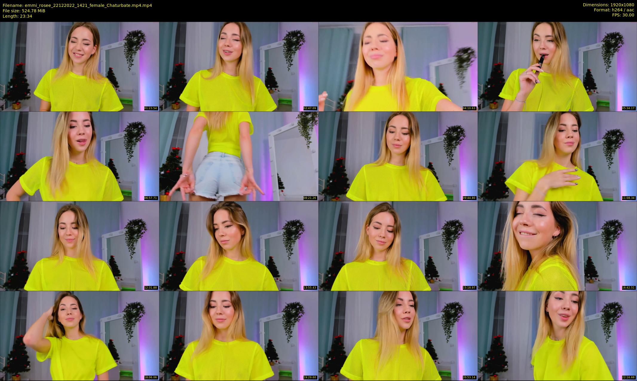 emmi_rosee — 24 minute Chaturbate female cam show recording, 1080p, Dec 22, 2022