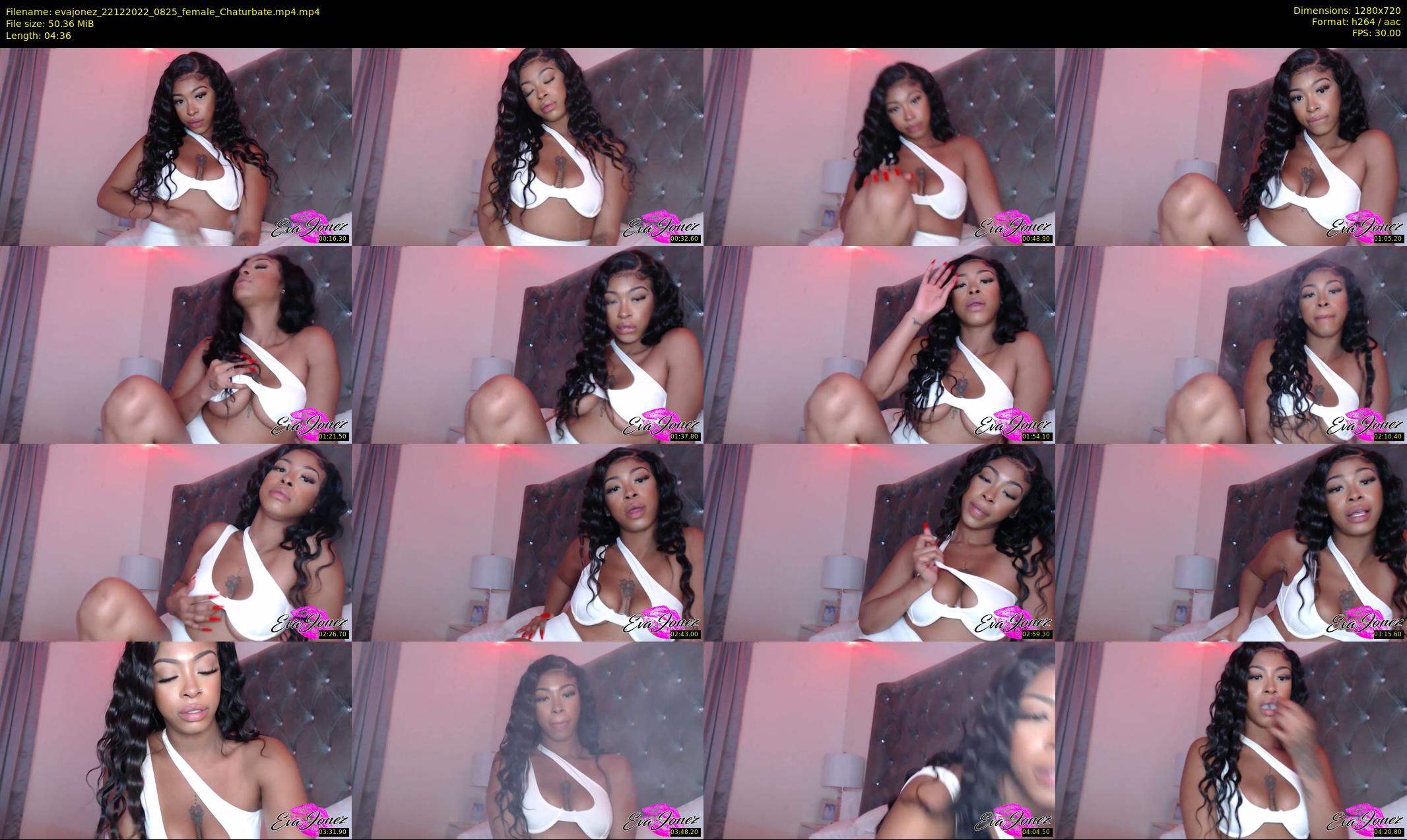 evajonez — 5 minute Chaturbate female cam show recording, 720p, Dec 22, 2022