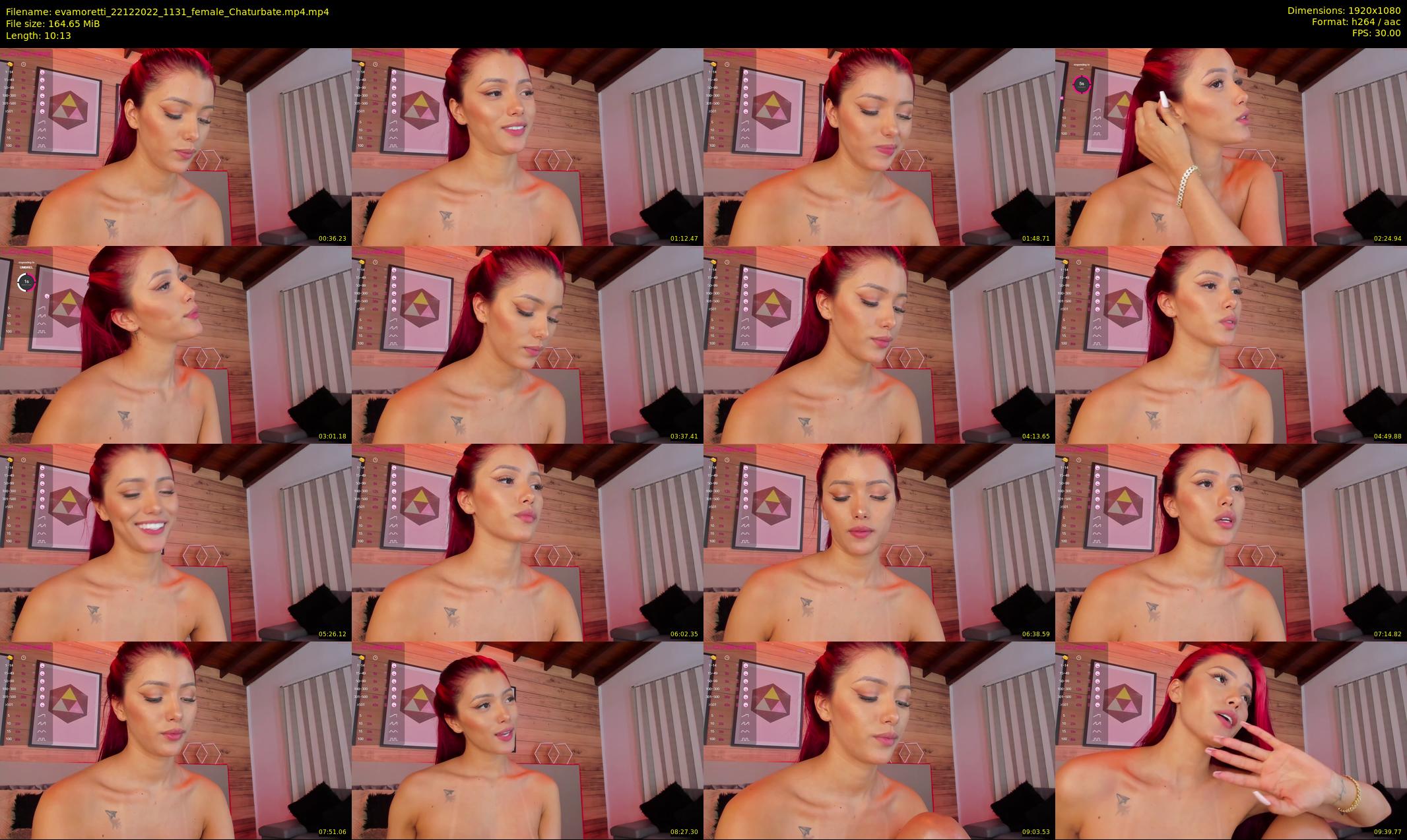 evamoretti — 11 minute Chaturbate female cam show recording, 1080p, Dec 22, 2022