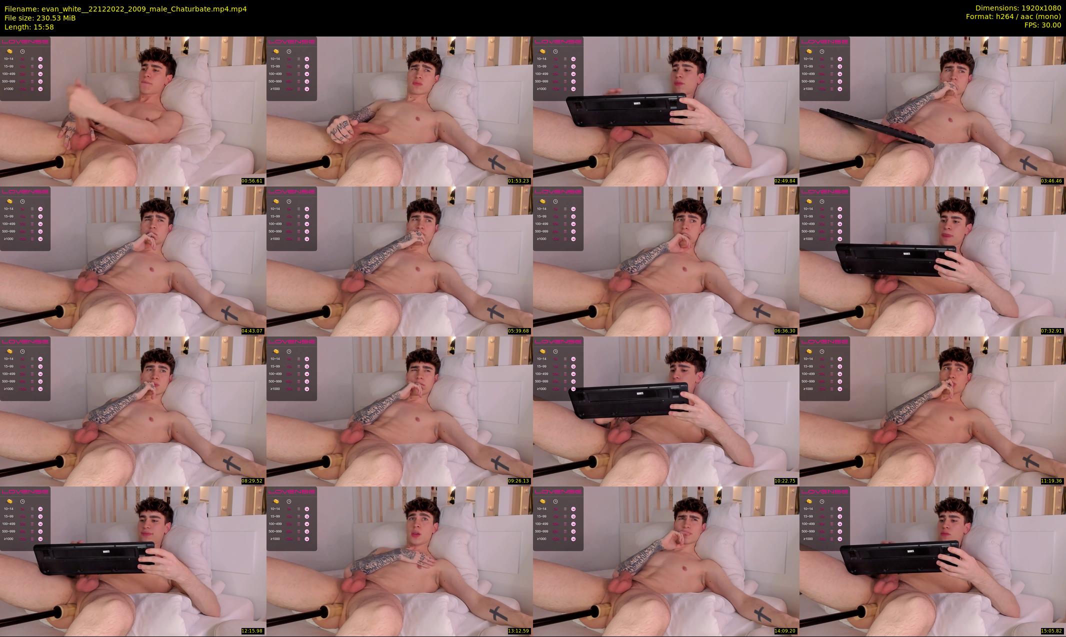 evan_white_ — 16 minute Chaturbate male cam show recording, 1080p, Dec 22, 2022