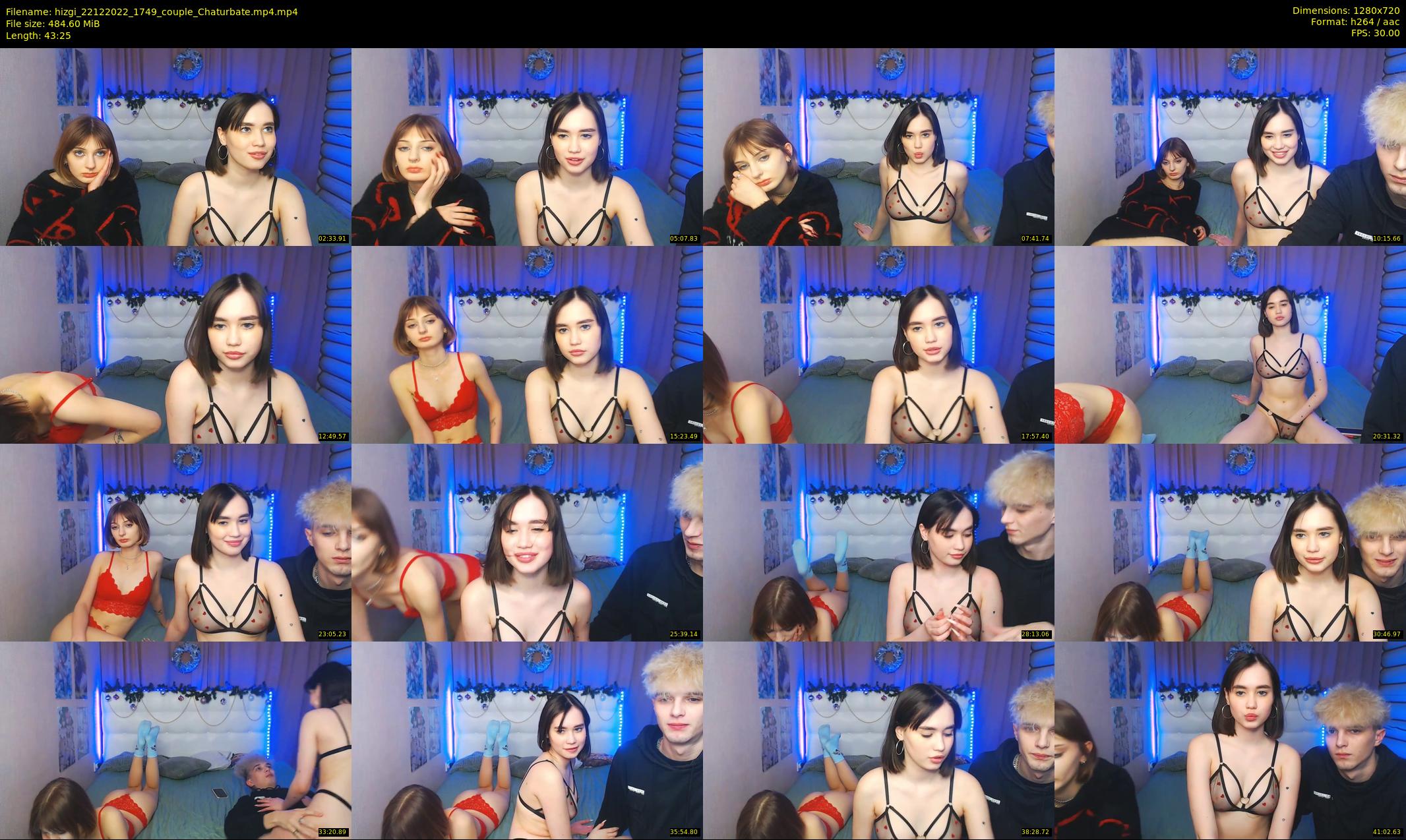 hizgi — 44 minute Chaturbate couple cam show recording, 720p, Dec 22, 2022