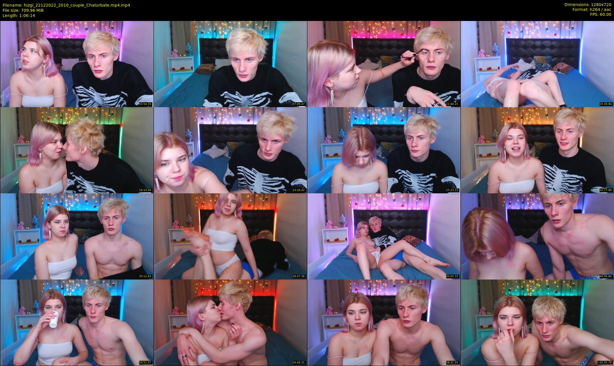 hizgi — 67 minute Chaturbate couple cam show recording, 720p, Dec 22, 2022