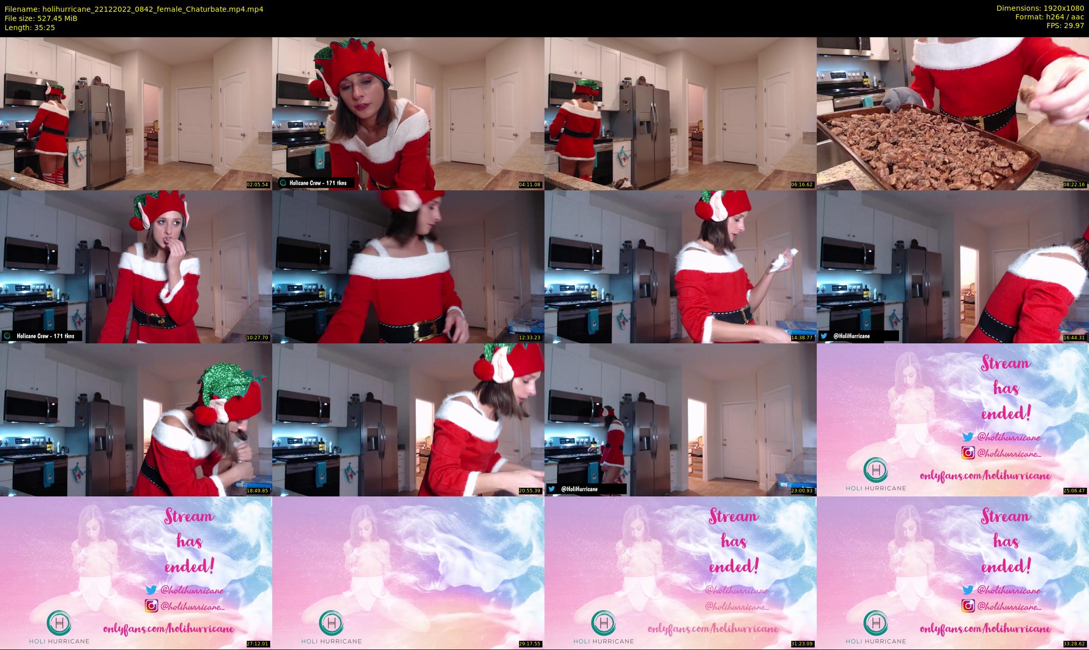 holihurricane — 36 minute Chaturbate female cam show recording, 1080p, Dec 22, 2022