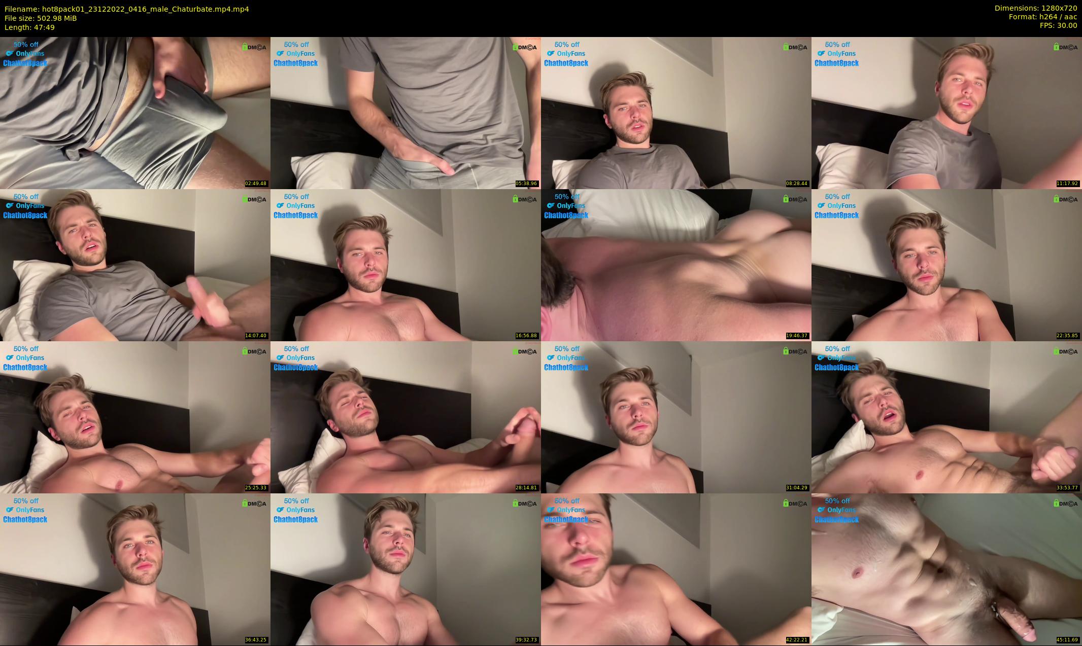 hot8pack01 — 48 minute Chaturbate male cam show recording, 720p, Dec 23, 2022