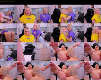 hottyblonds — 54 minute Chaturbate couple cam show recording, 1080p, Dec 21, 2022