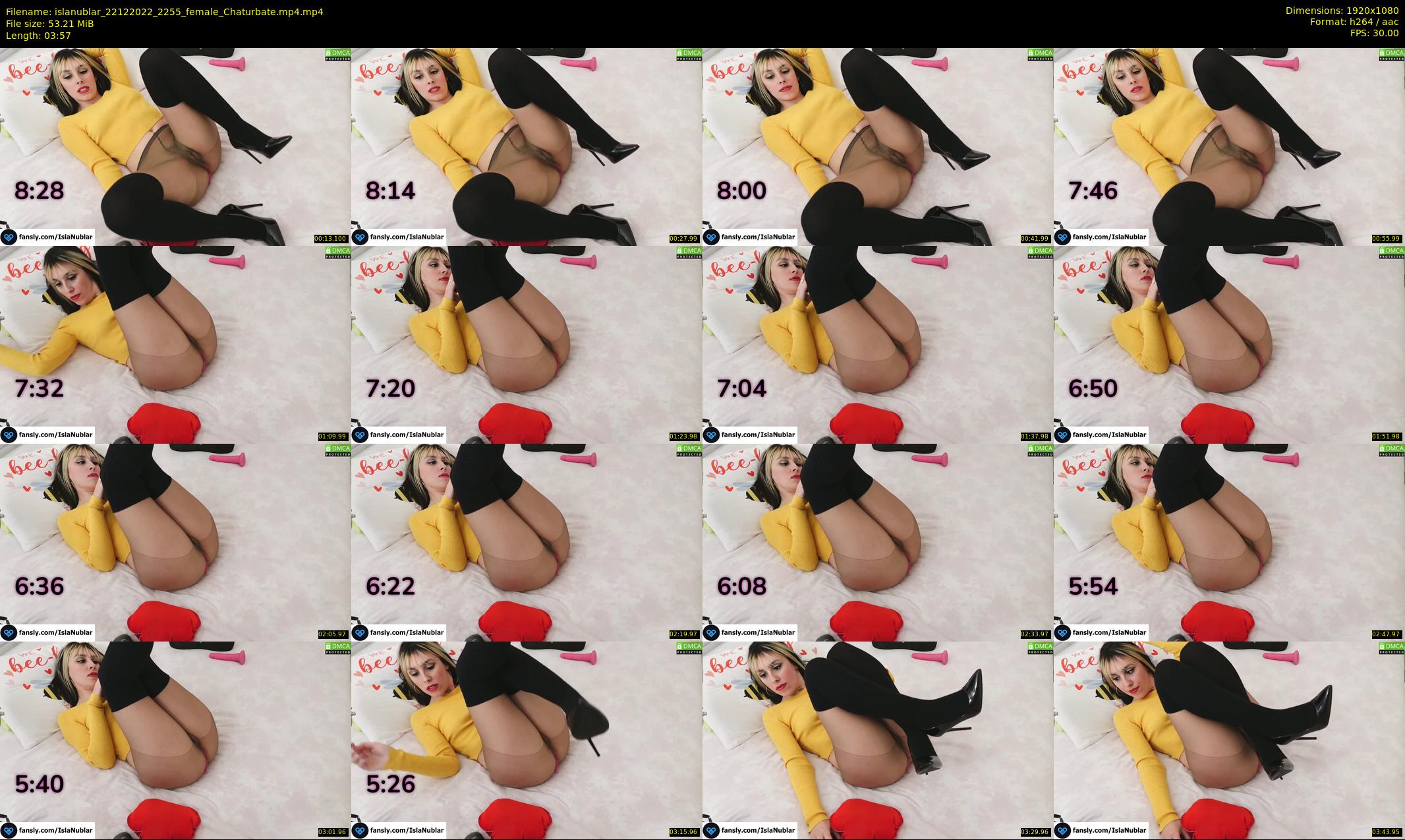 islanublar — 4 minute Chaturbate female cam show recording, 1080p, Dec 22, 2022