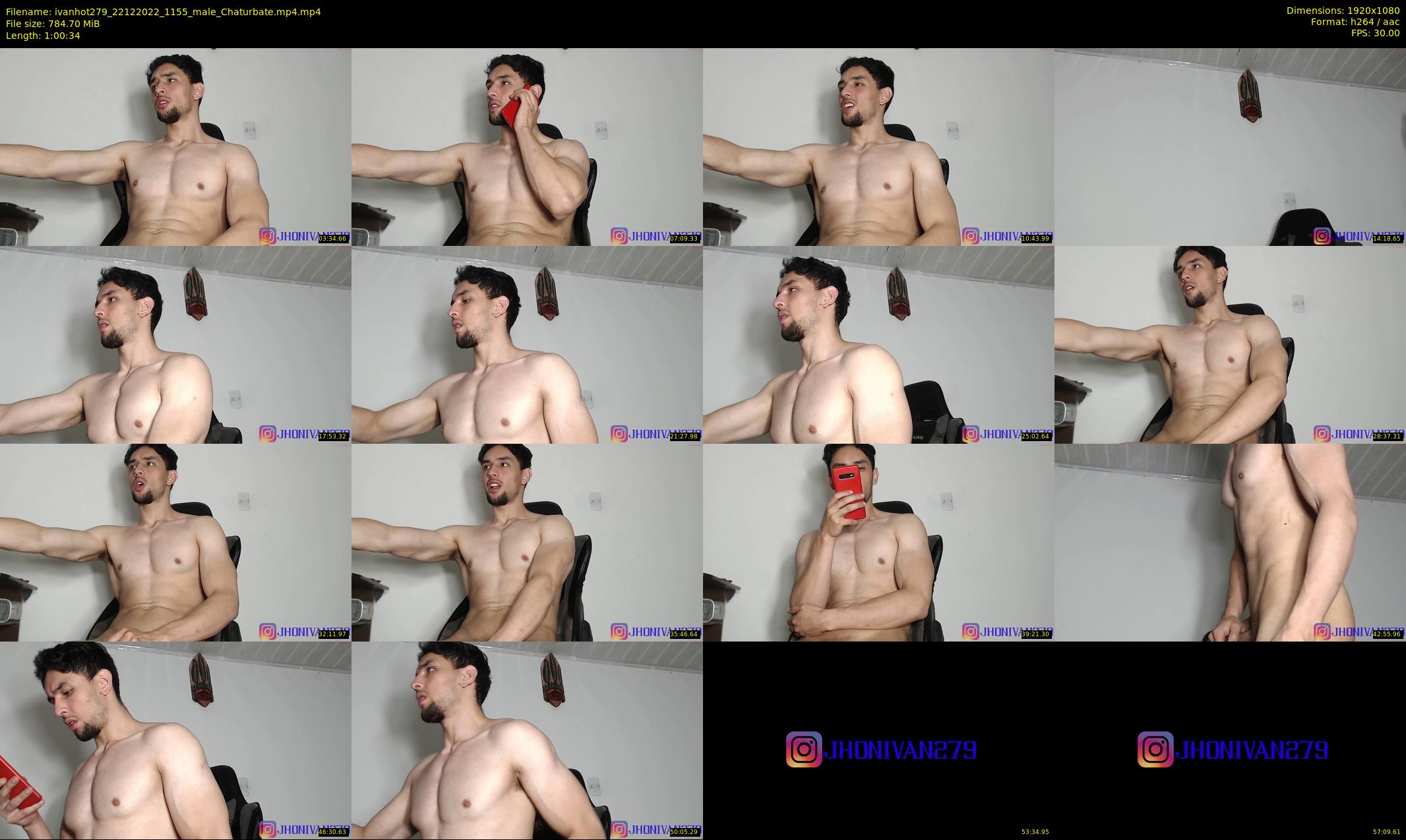 ivanhot279 — 61 minute Chaturbate male cam show recording, 1080p, Dec 22, 2022