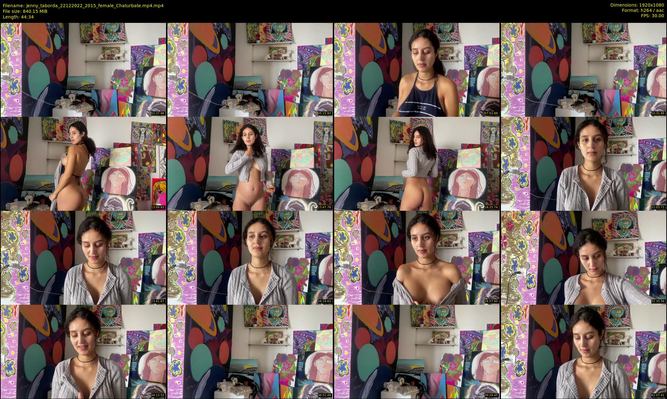 jenny_taborda — 45 minute Chaturbate female cam show recording, 1080p, Dec 22, 2022