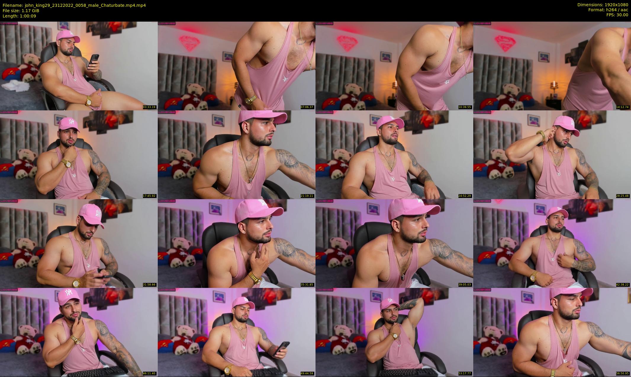 john_king29 — 61 minute Chaturbate male cam show recording, 1080p, Dec 23, 2022