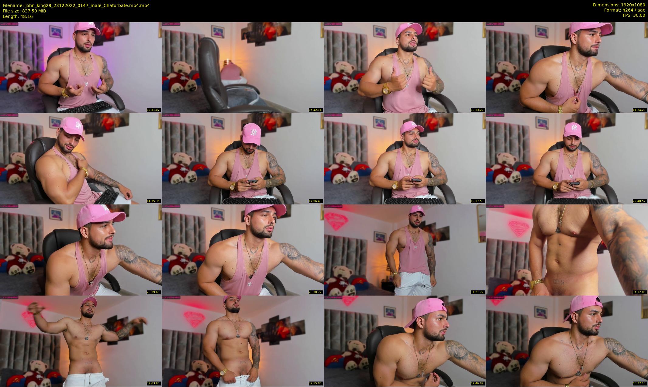 john_king29 — 49 minute Chaturbate male cam show recording, 1080p, Dec 23, 2022