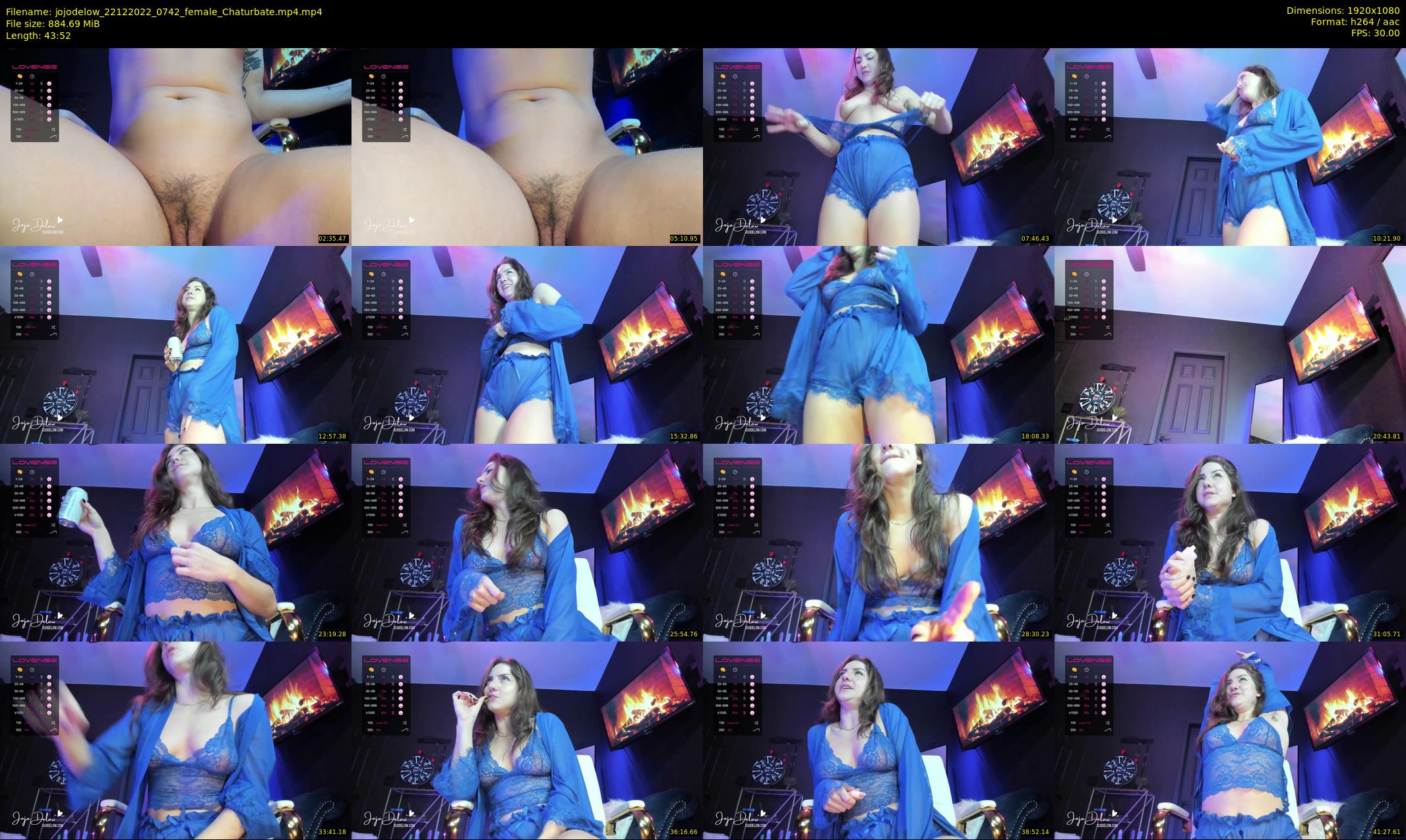 jojodelow — 44 minute Chaturbate female cam show recording, 1080p, Dec 22, 2022