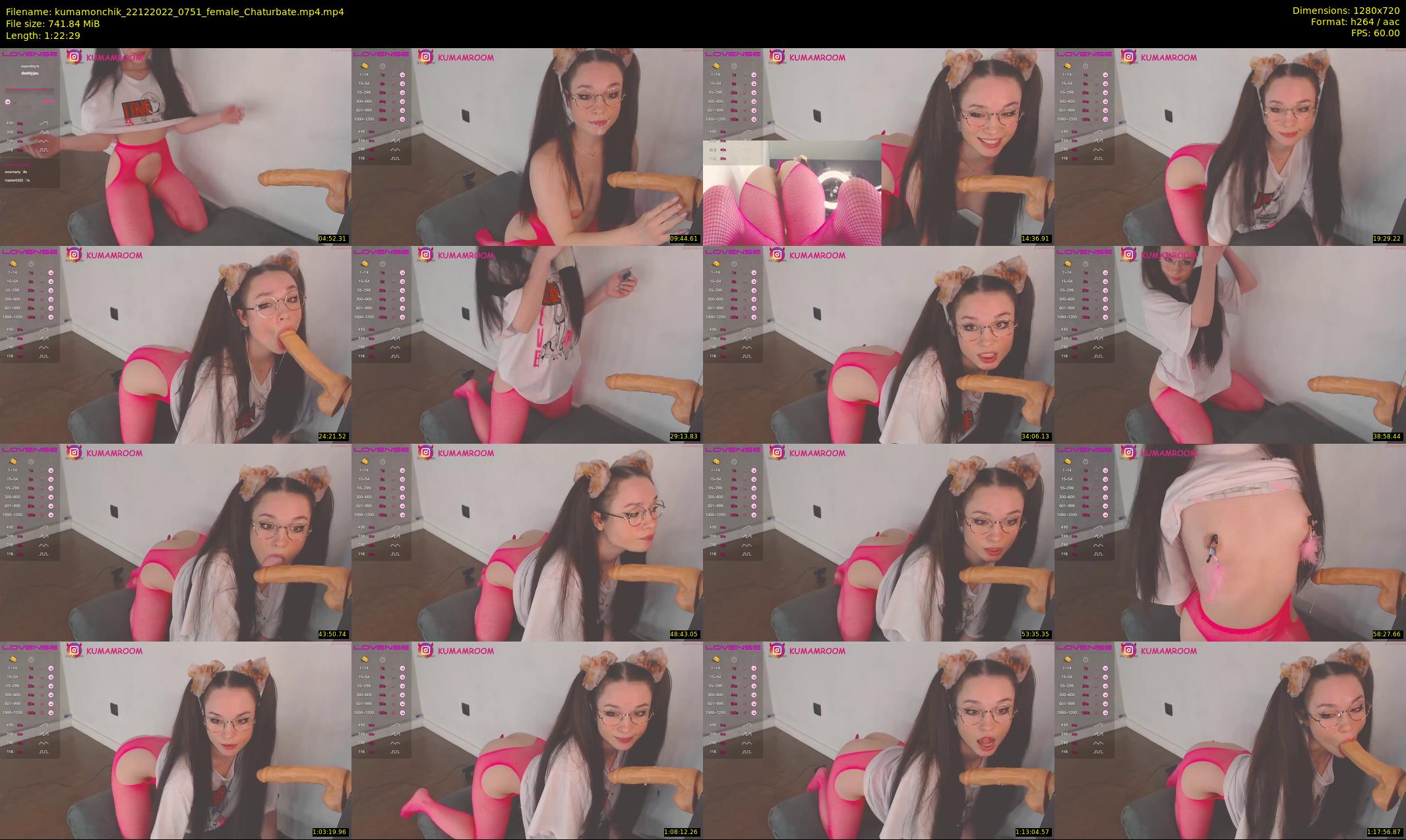 kumamonchik — 83 minute Chaturbate couple cam show recording, 720p, Dec 22, 2022