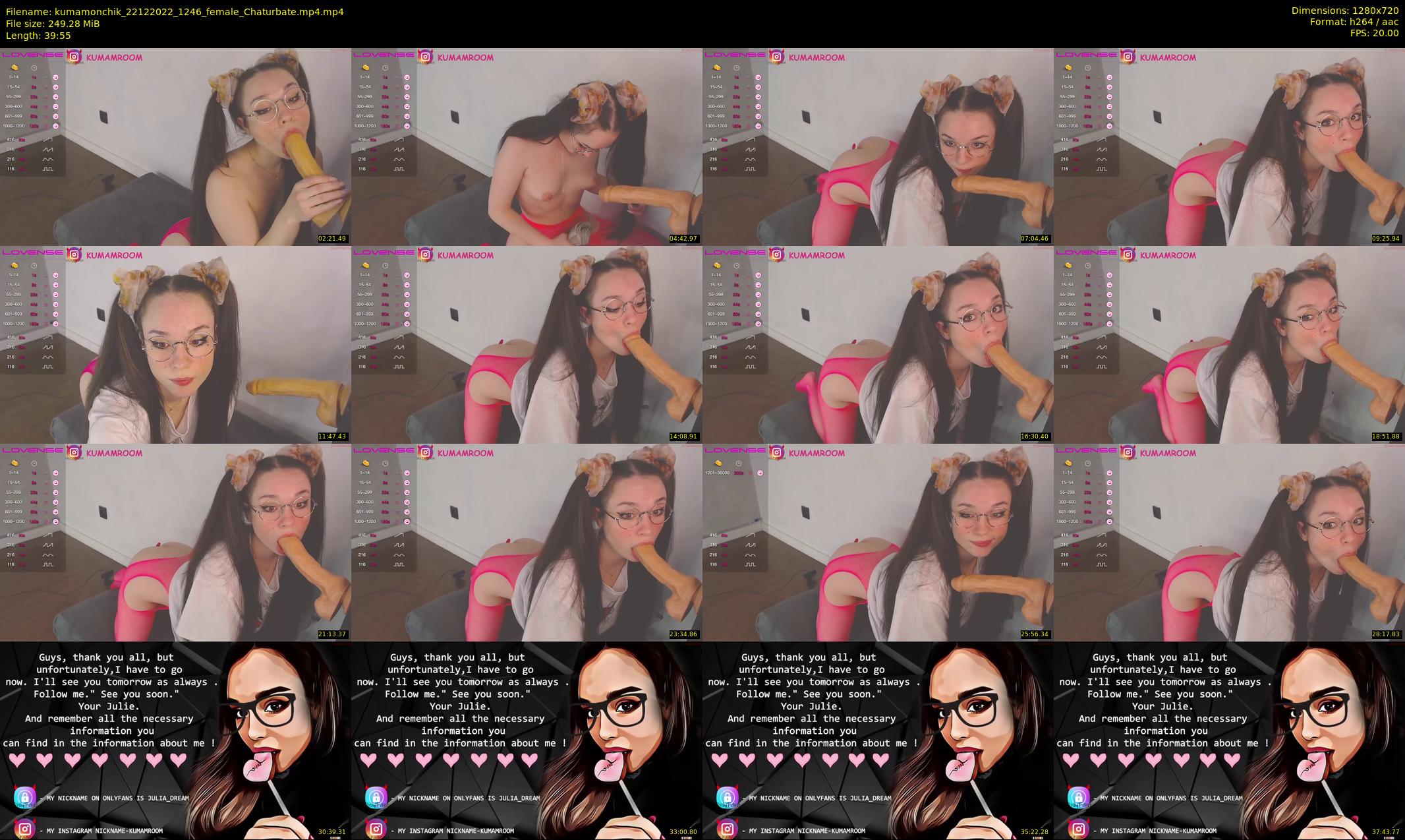 kumamonchik — 40 minute Chaturbate couple cam show recording, 720p, Dec 22, 2022