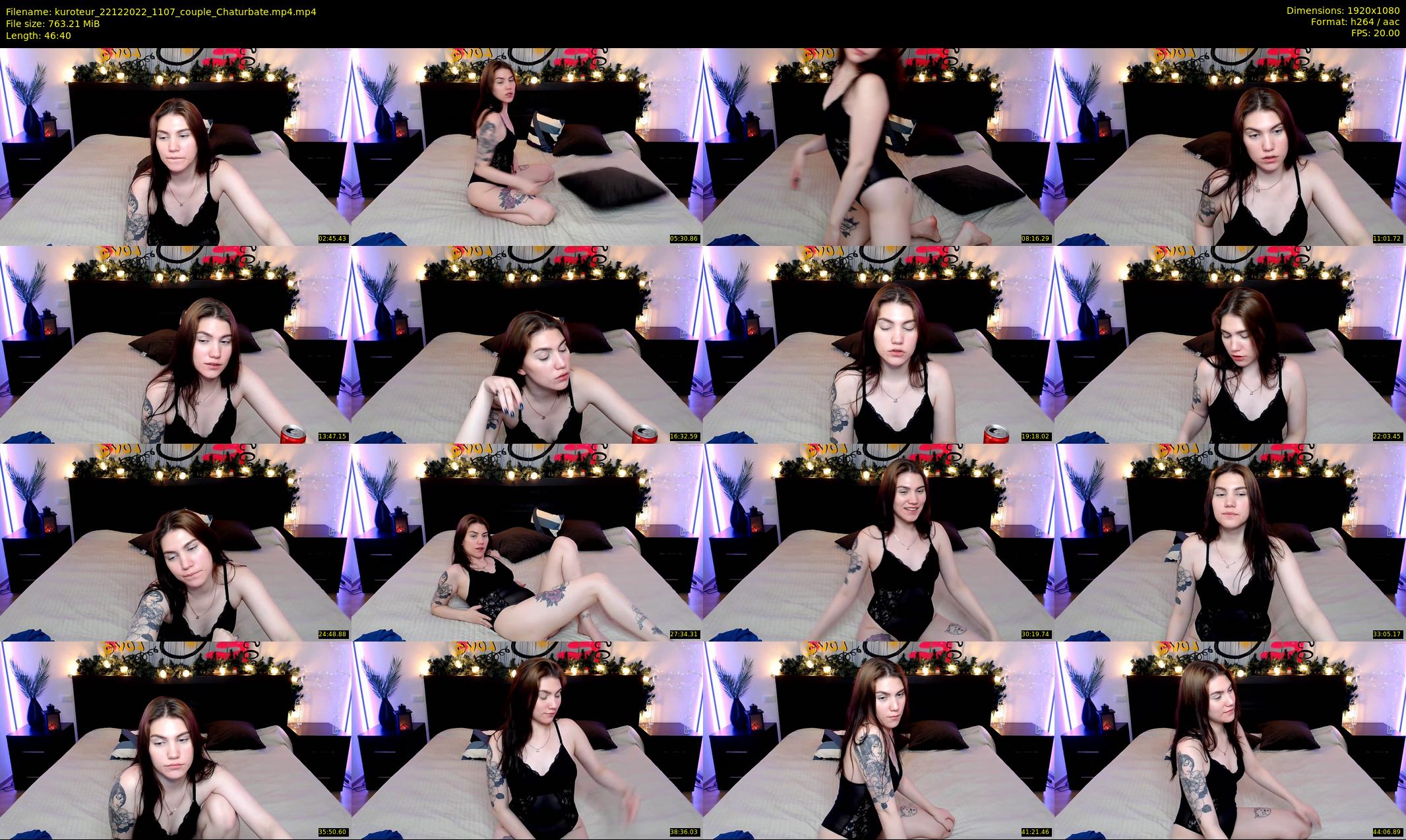 kuroteur — 47 minute Chaturbate couple cam show recording, 1080p, Dec 22, 2022