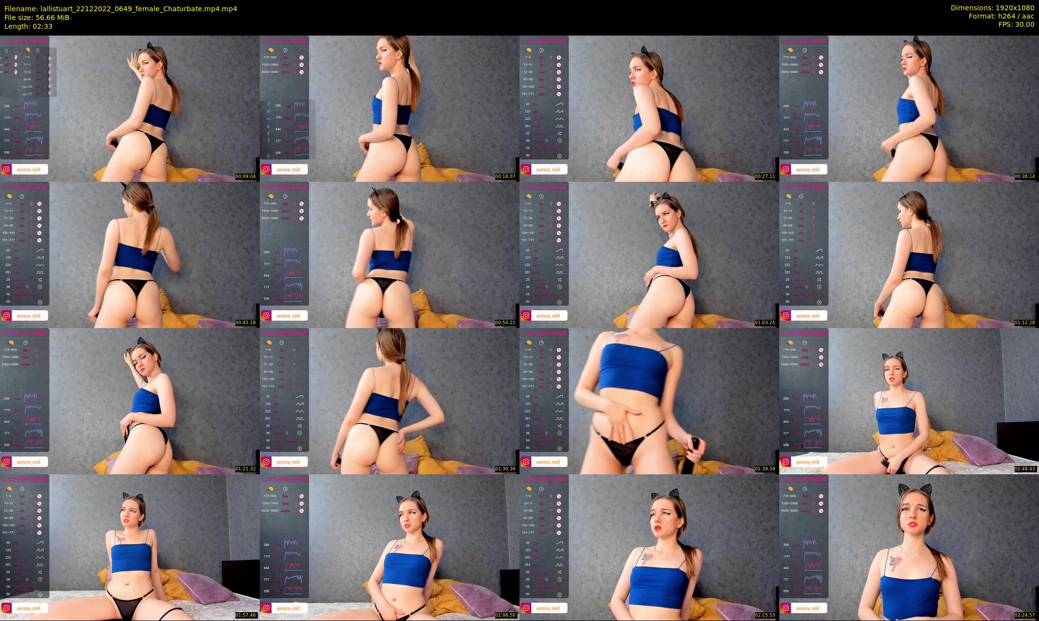 lallistuart — 3 minute Chaturbate female cam show recording, 1080p, Dec 22, 2022