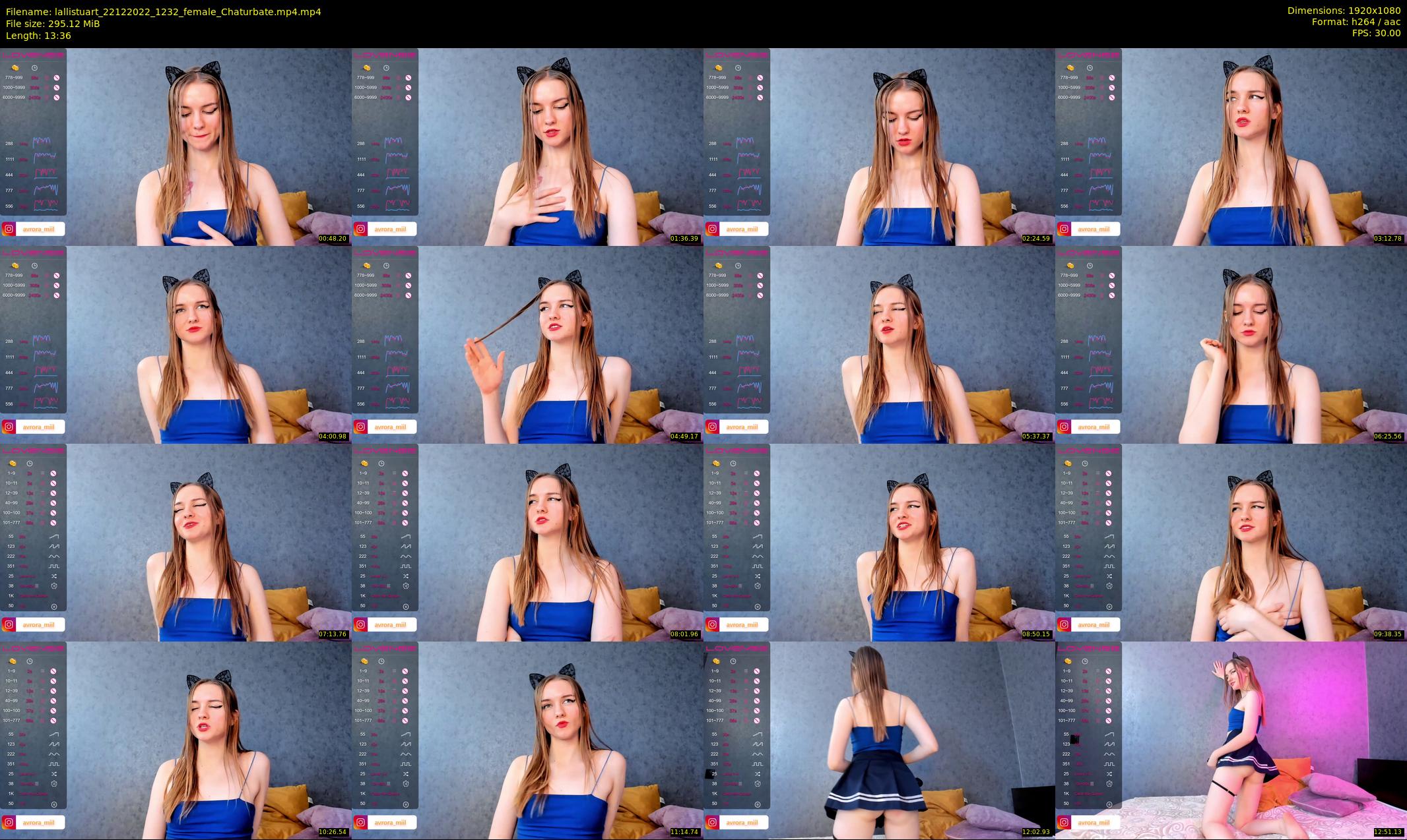 lallistuart — 14 minute Chaturbate female cam show recording, 1080p, Dec 22, 2022
