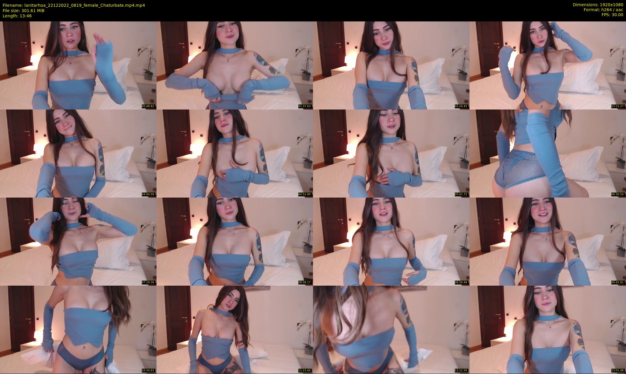 lanitarhoa — 14 minute Chaturbate female cam show recording, 1080p, Dec 22, 2022