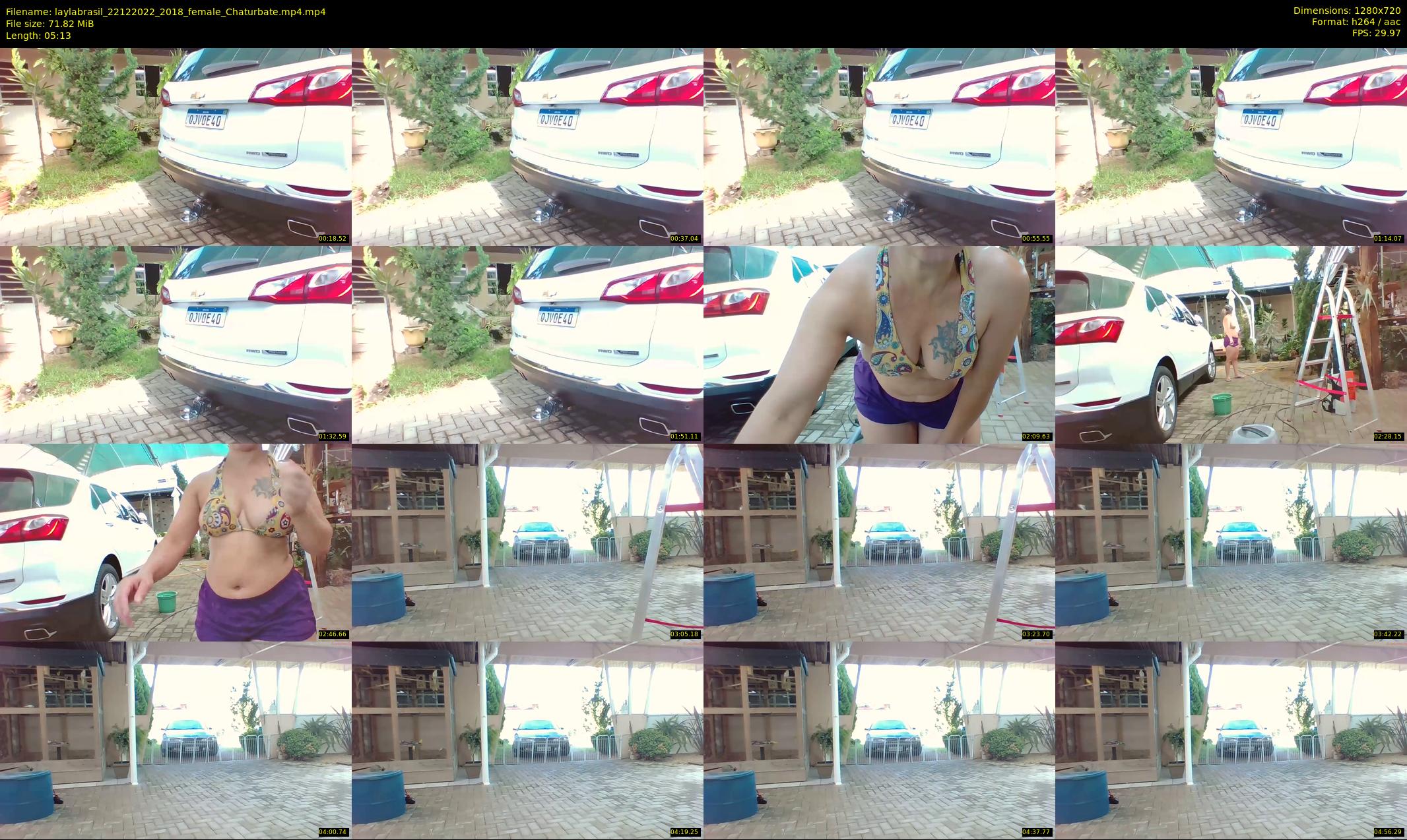 laylabrasil — 6 minute Chaturbate female cam show recording, 720p, Dec 22, 2022
