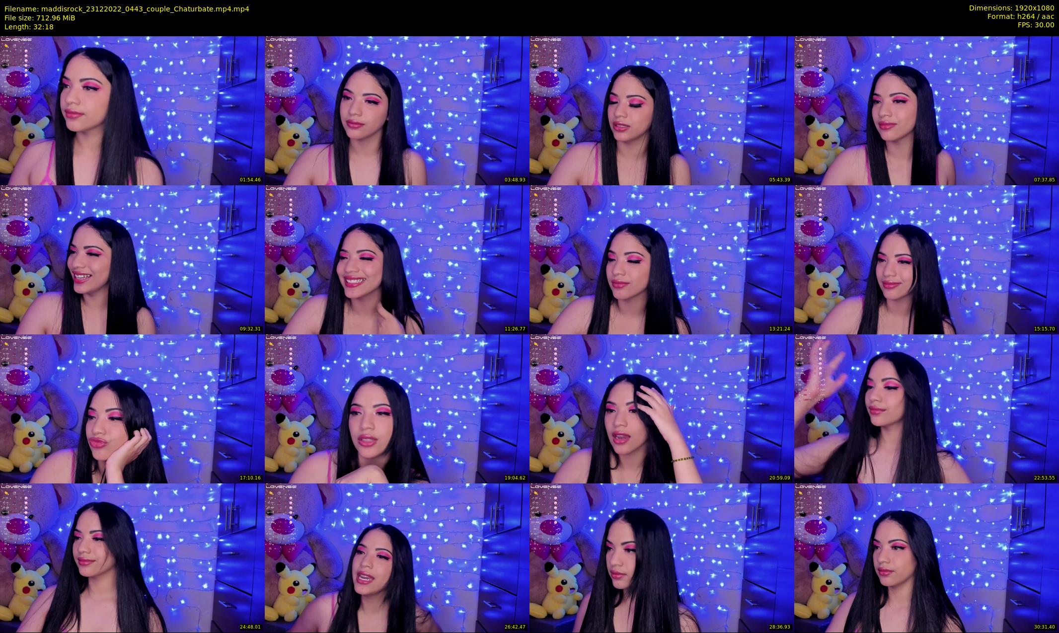 maddisrock — 33 minute Chaturbate couple cam show recording, 1080p, Dec 23, 2022