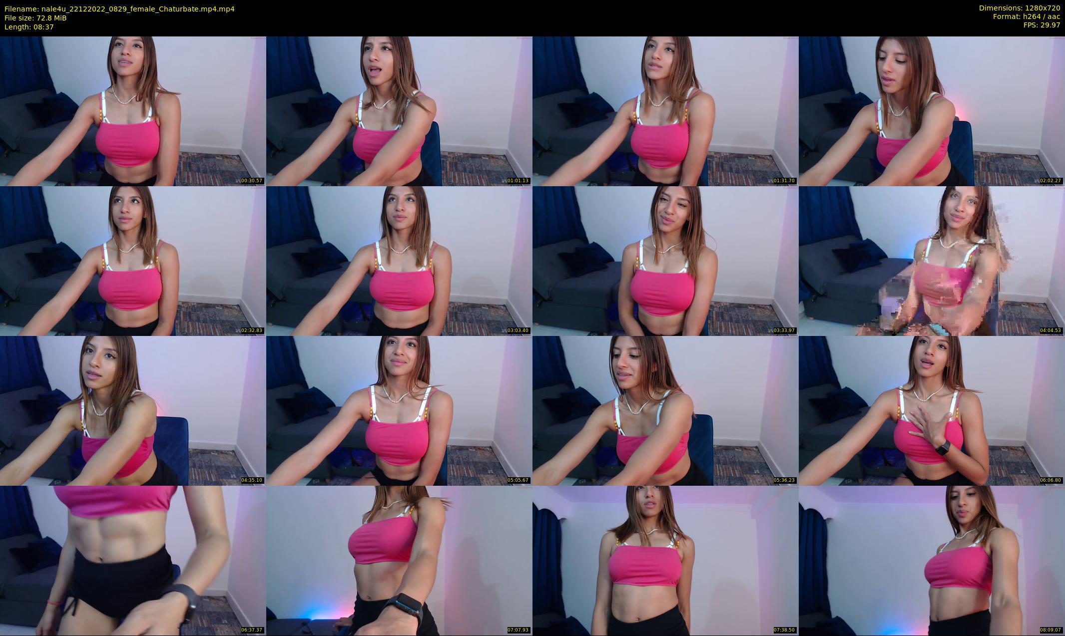 nale4u — 9 minute Chaturbate female cam show recording, 720p, Dec 22, 2022