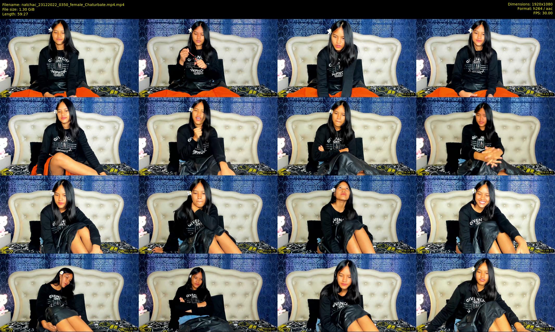 natchac — 60 minute Chaturbate female cam show recording, 1080p, Dec 23, 2022