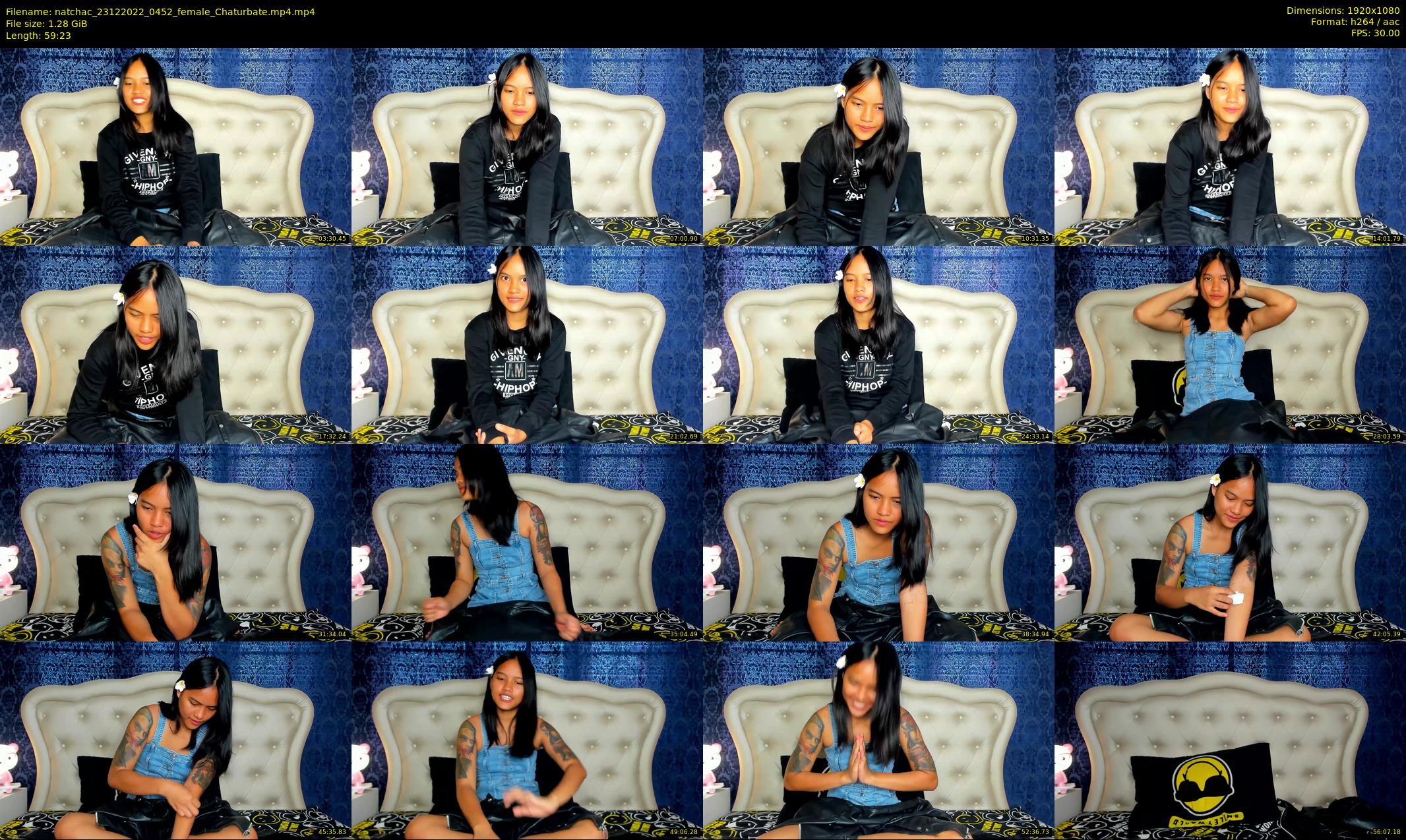 natchac — 60 minute Chaturbate female cam show recording, 1080p, Dec 23, 2022