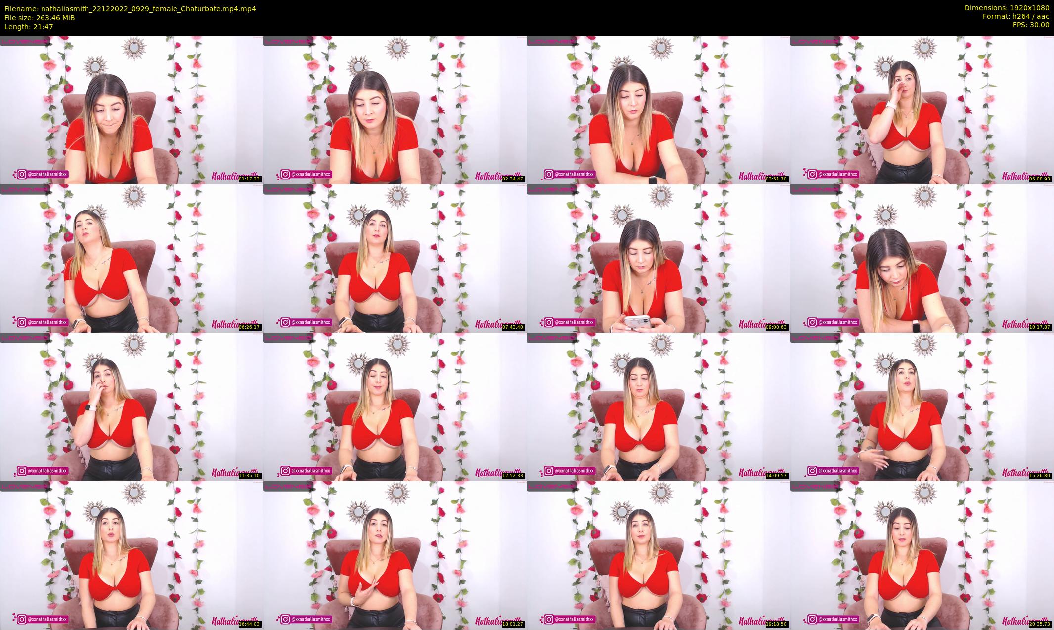 nathaliasmith — 22 minute Chaturbate female cam show recording, 1080p, Dec 22, 2022