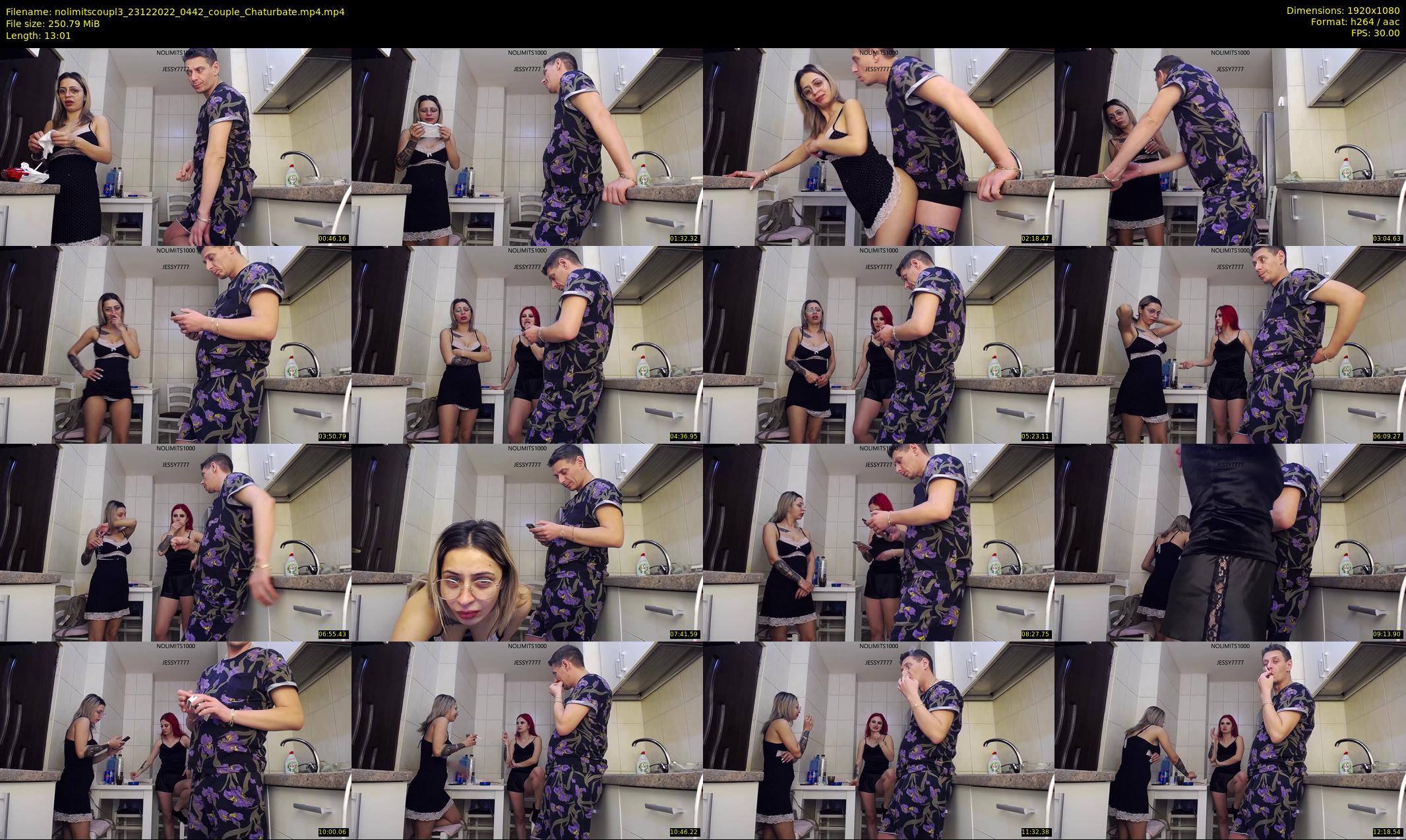 nolimitscoupl3 — 14 minute Chaturbate couple cam show recording, 1080p, Dec 23, 2022