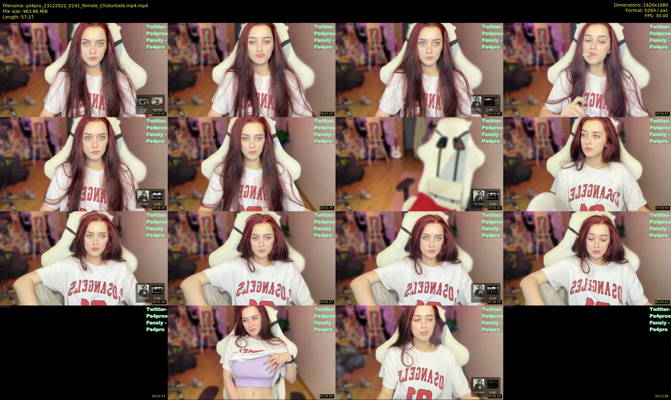 ps4pro — 58 minute Chaturbate female cam show recording, 1080p, Dec 23, 2022