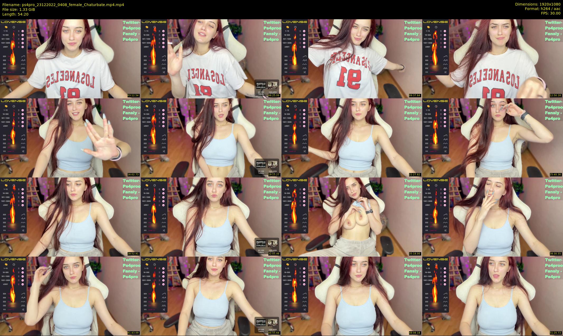 ps4pro — 55 minute Chaturbate female cam show recording, 1080p, Dec 23, 2022