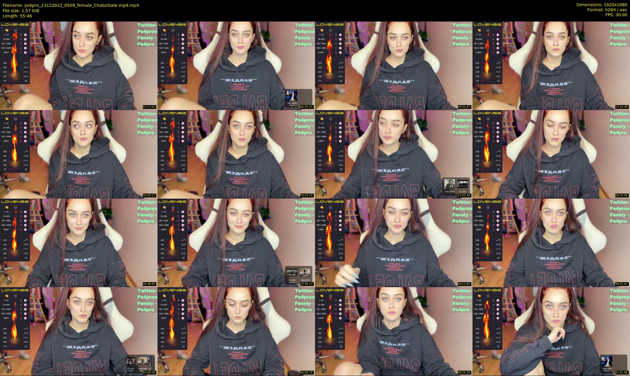 ps4pro — 56 minute Chaturbate female cam show recording, 1080p, Dec 23, 2022