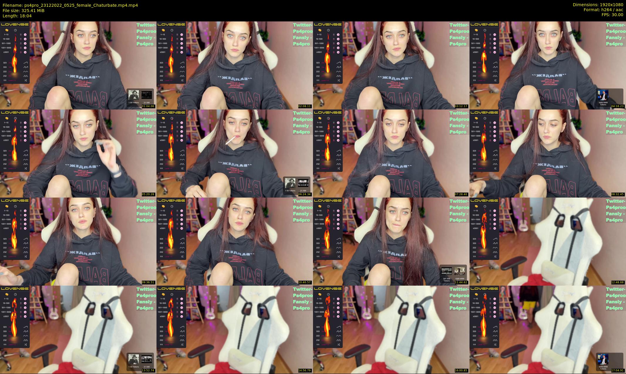ps4pro — 19 minute Chaturbate female cam show recording, 1080p, Dec 23, 2022