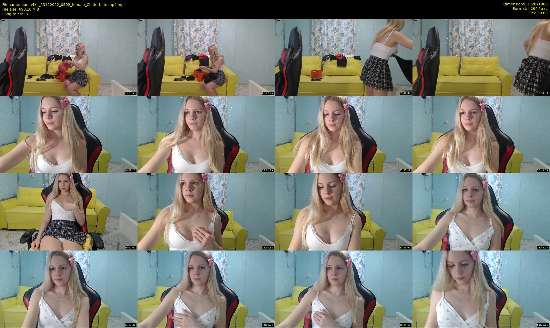 puma4ka — 55 minute Chaturbate female cam show recording, 1080p, Dec 23, 2022